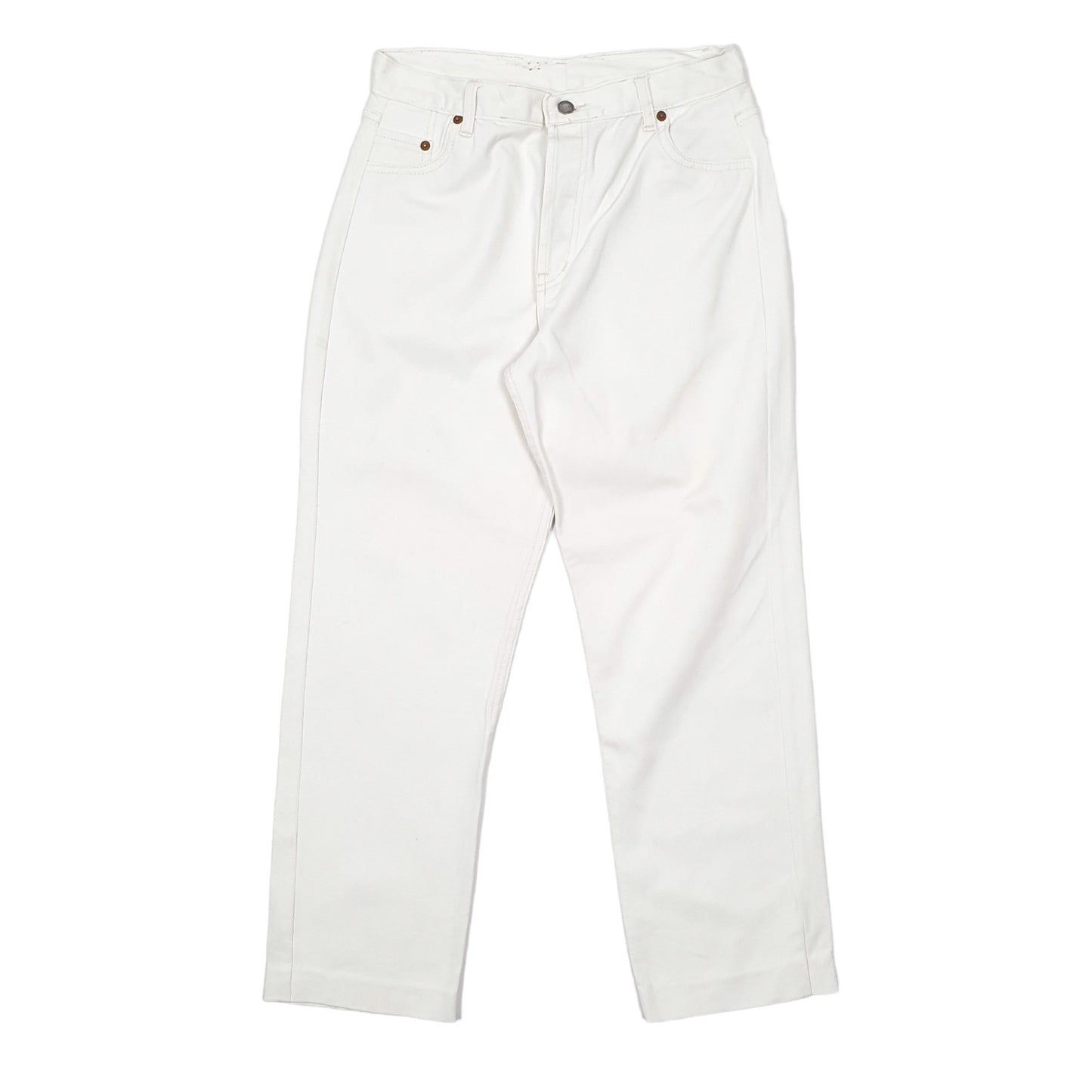 Levis Casual Tapered Fit Jeans UK10 White