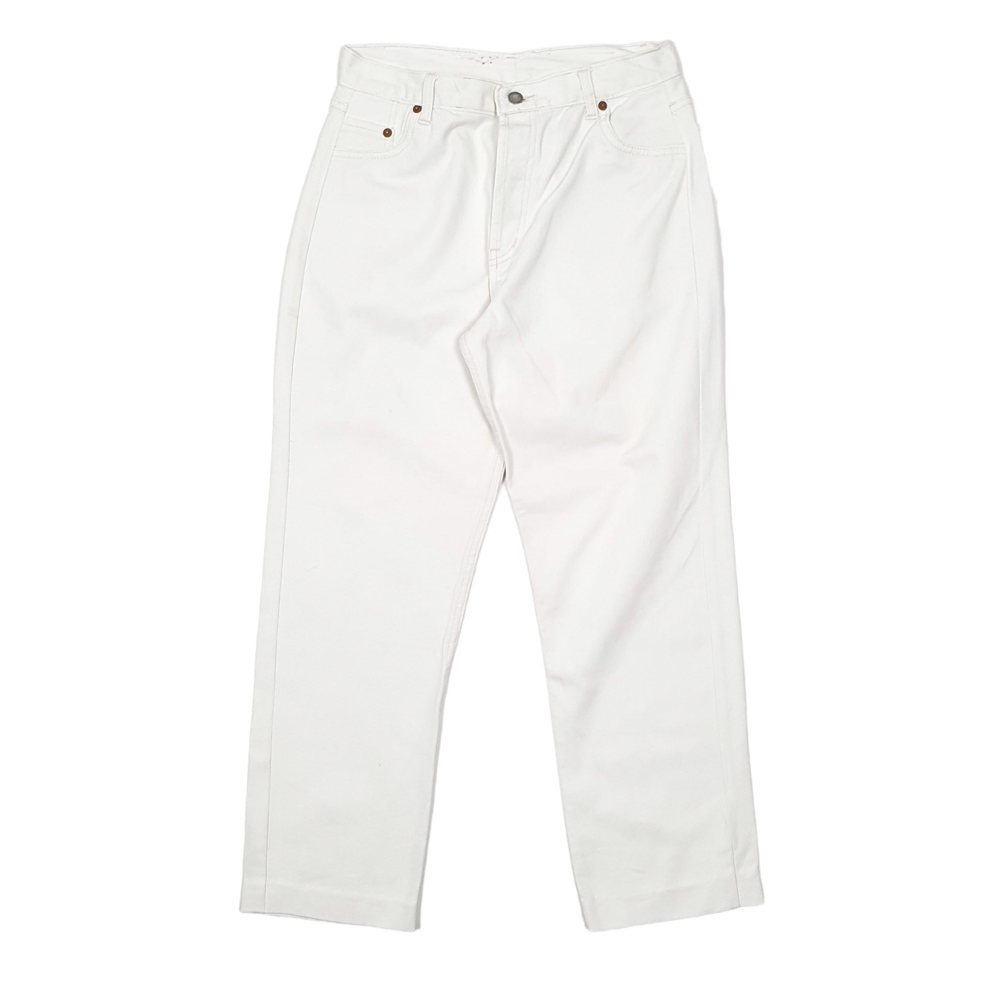 Levis Casual Tapered Fit Jeans UK10 White