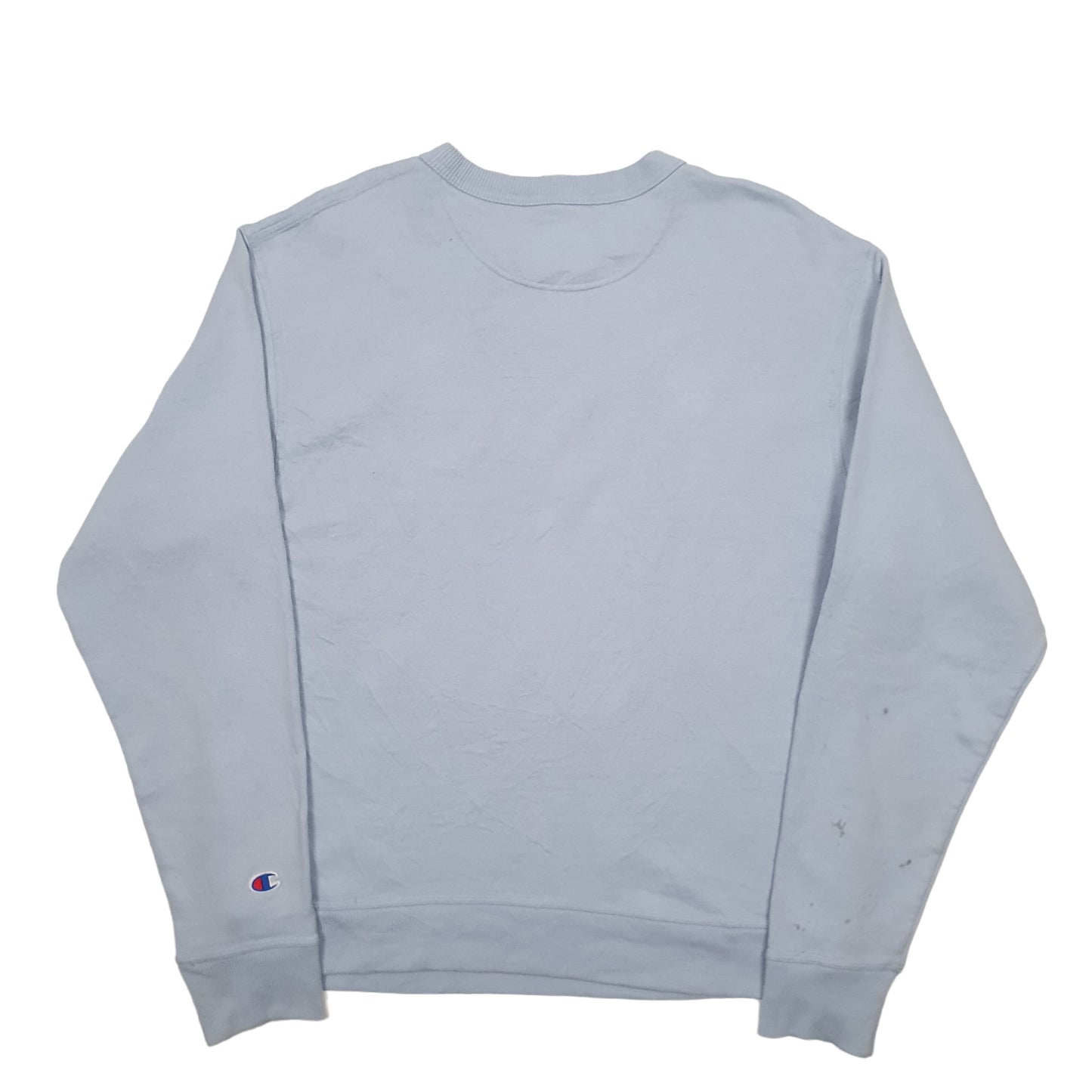 Mens Blue Champion  Crewneck Jumper