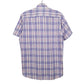 Tommy Hilfiger Short Sleeve Regular Fit Check Shirt Purple
