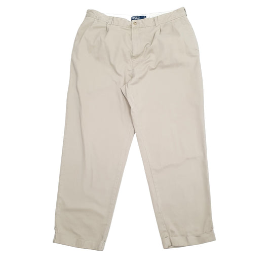 Mens Polo Ralph Lauren Beige Chino Trousers W38 L30 Beige
