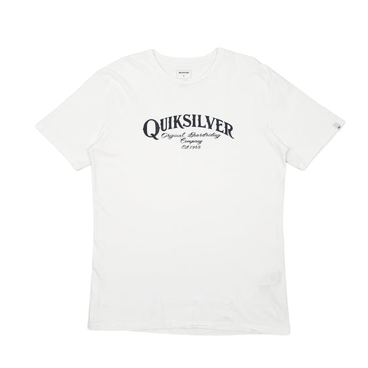 Quiksilver Surfing Short Sleeve Polo Shirt White