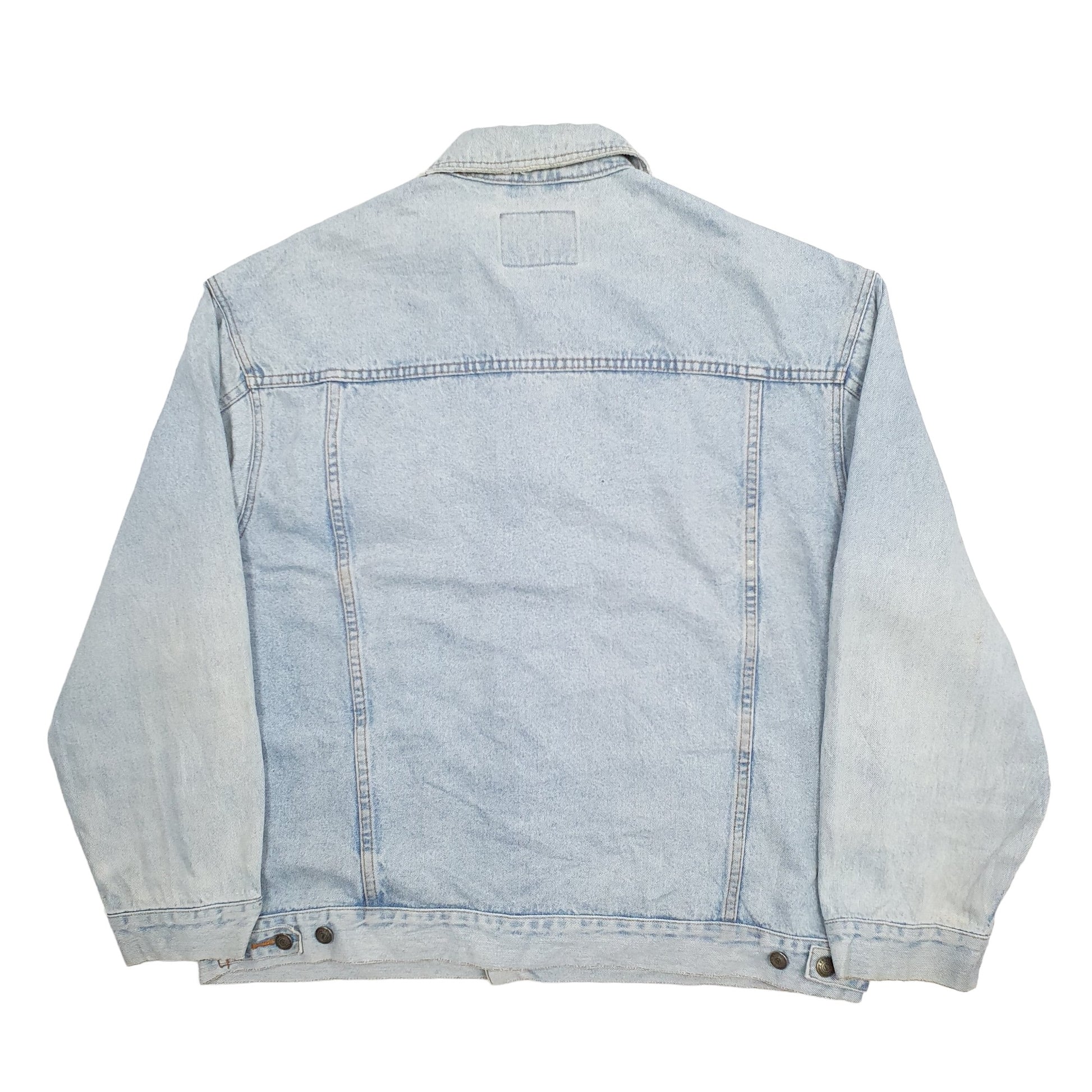 Mens Blue Eagle No 7 Trucker Denim Jacket Coat