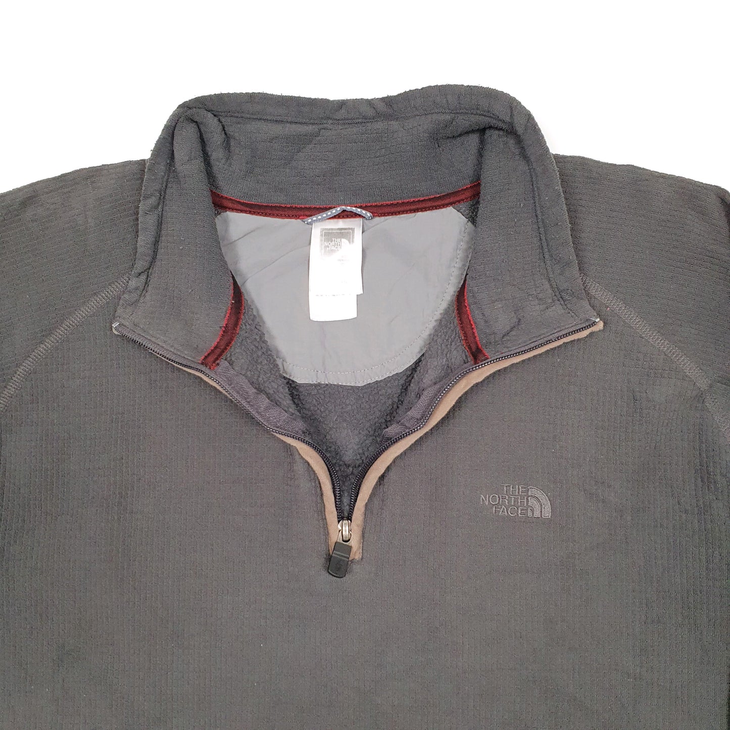 Mens Grey The North Face  Quarter Zip Jumper