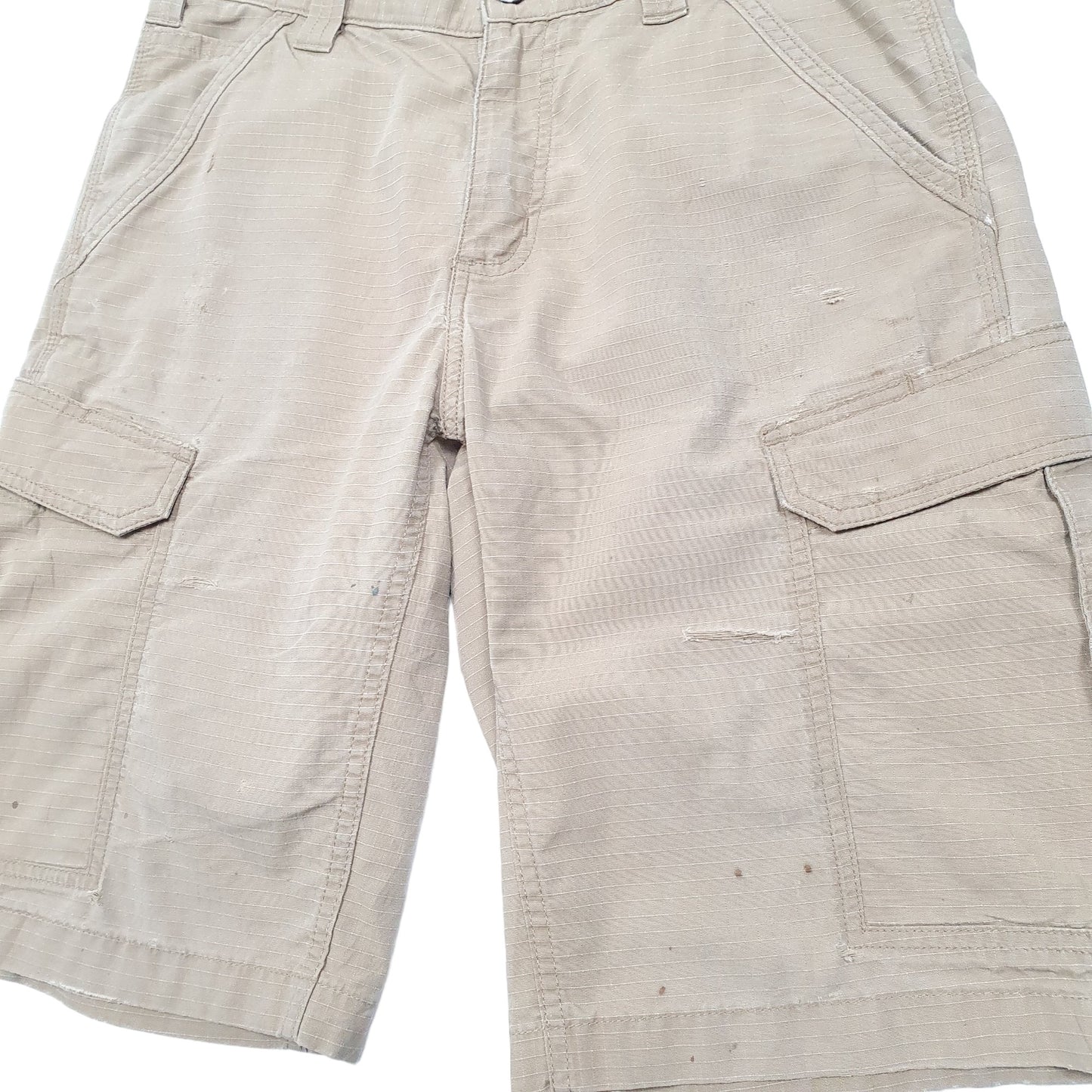 Mens Beige Carhartt Ripstop Cargo Shorts