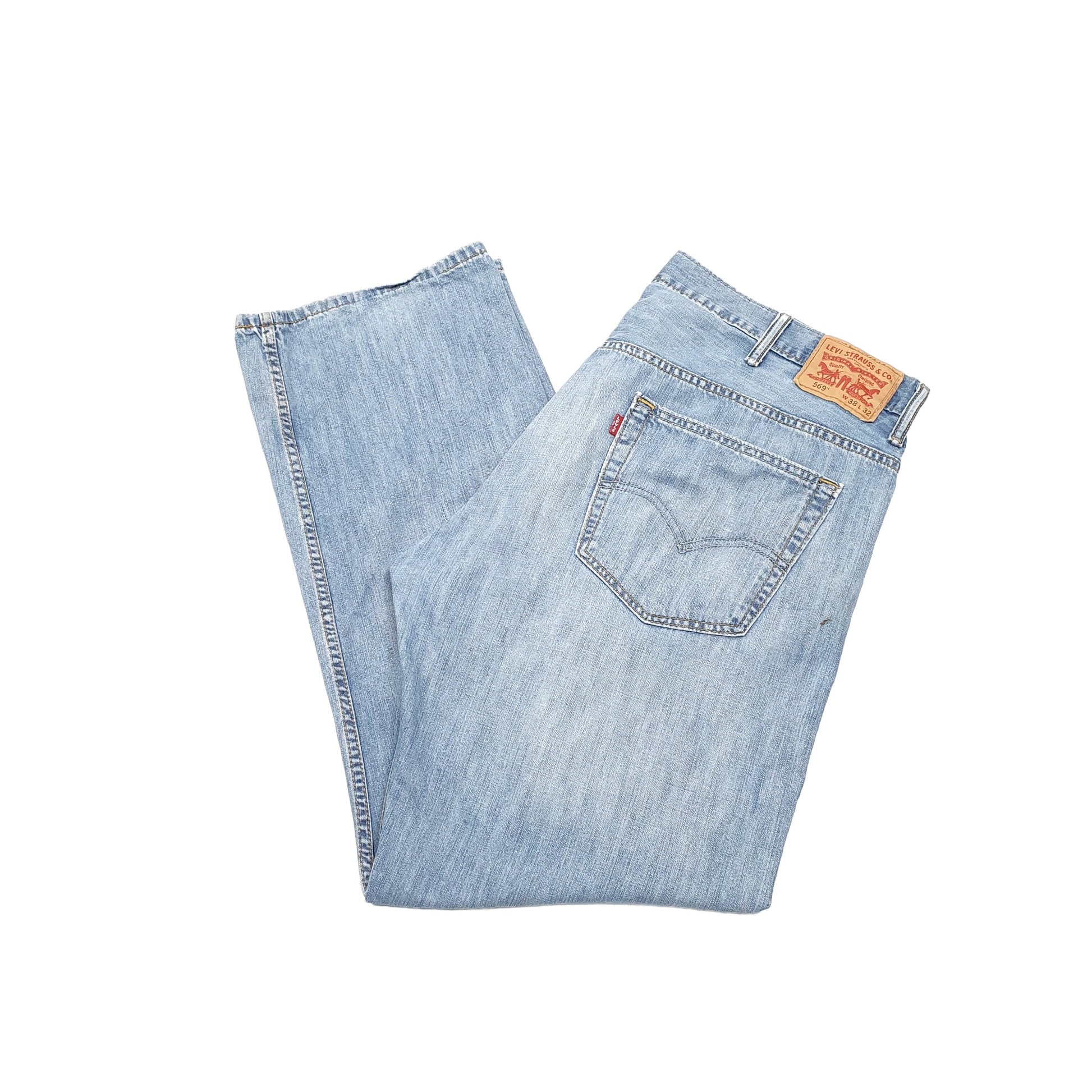 Levis 569 Loose Fit Jeans W40 L31 Blue