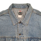 Mens Blue Bryn Stell  Denim Jacket Coat