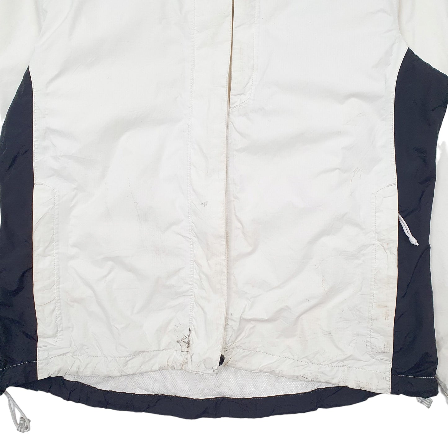 Womens White The North Face Hooded Hyvent  Coat