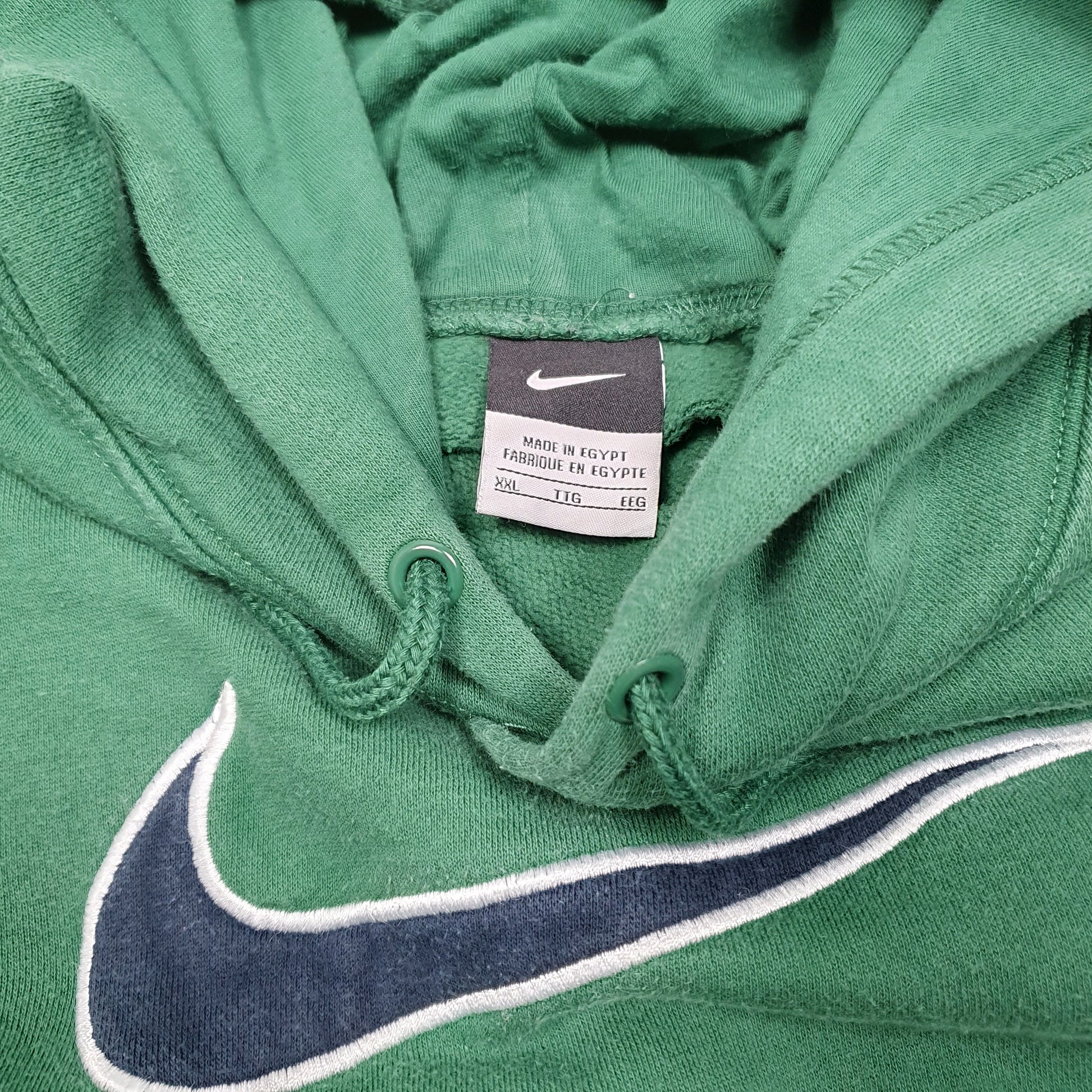 Mens Green Nike Swoosh Hoodie Jumper