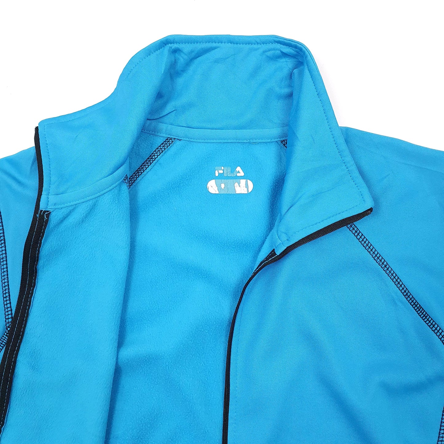 Womens Blue Fila Active Full Zip Jumper