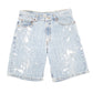 Levis 550 Relaxed Fit Blue Denim Jeans Shorts W34 Blue