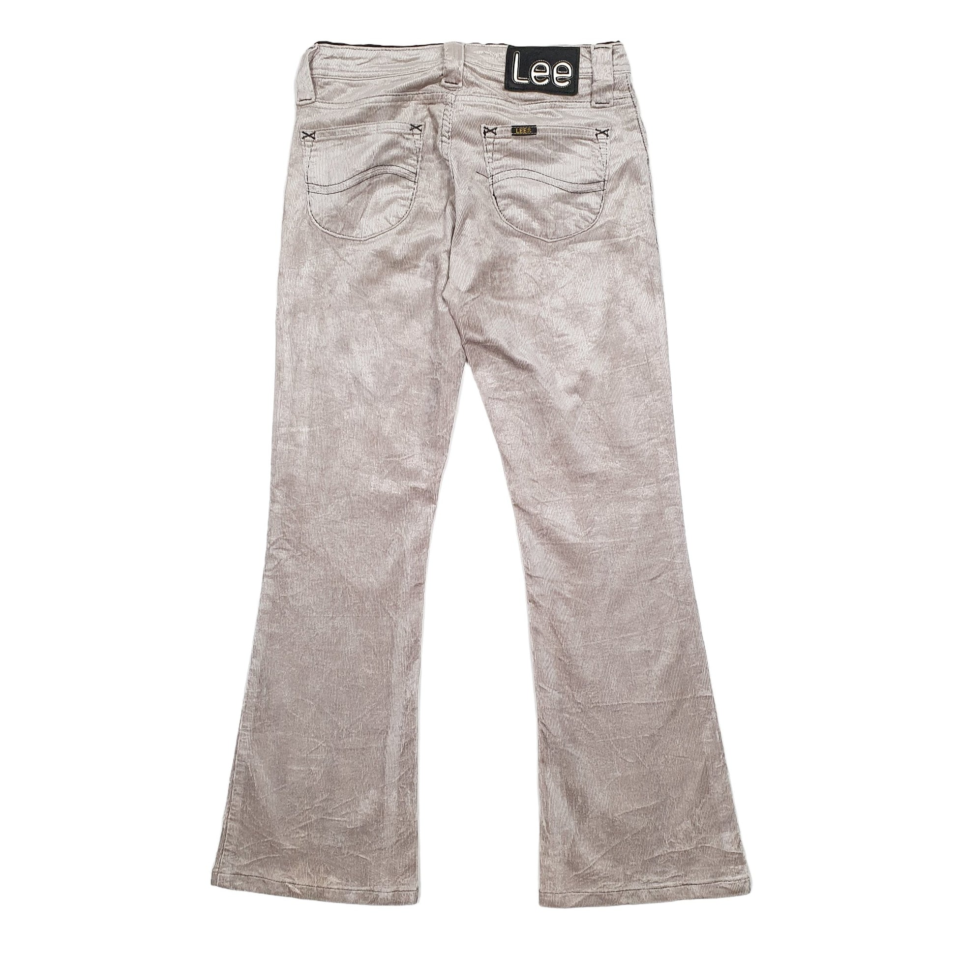 Womens Silver Lee  Corduroy Trousers