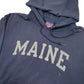 Mens Blue Champion USA College Maine Hoodie Jumper