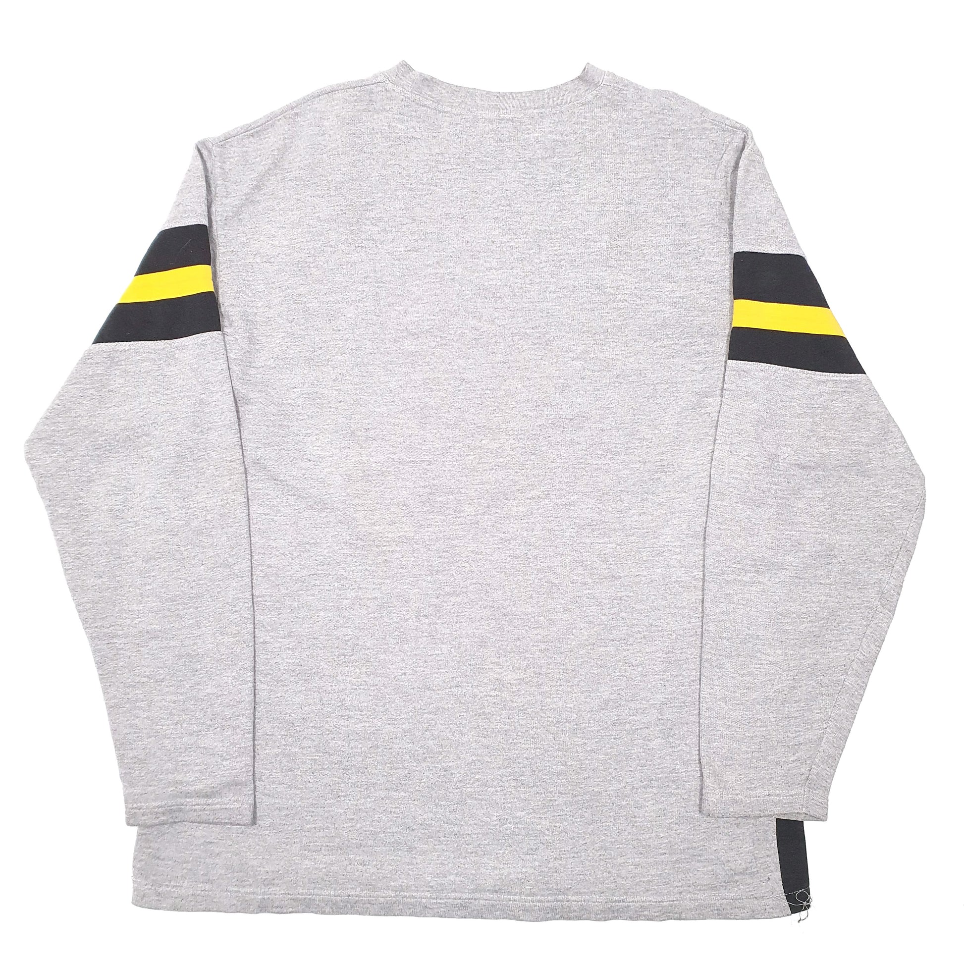 Mens Grey NFL Pittsburgh Steelers American Football Crewneck Jumper