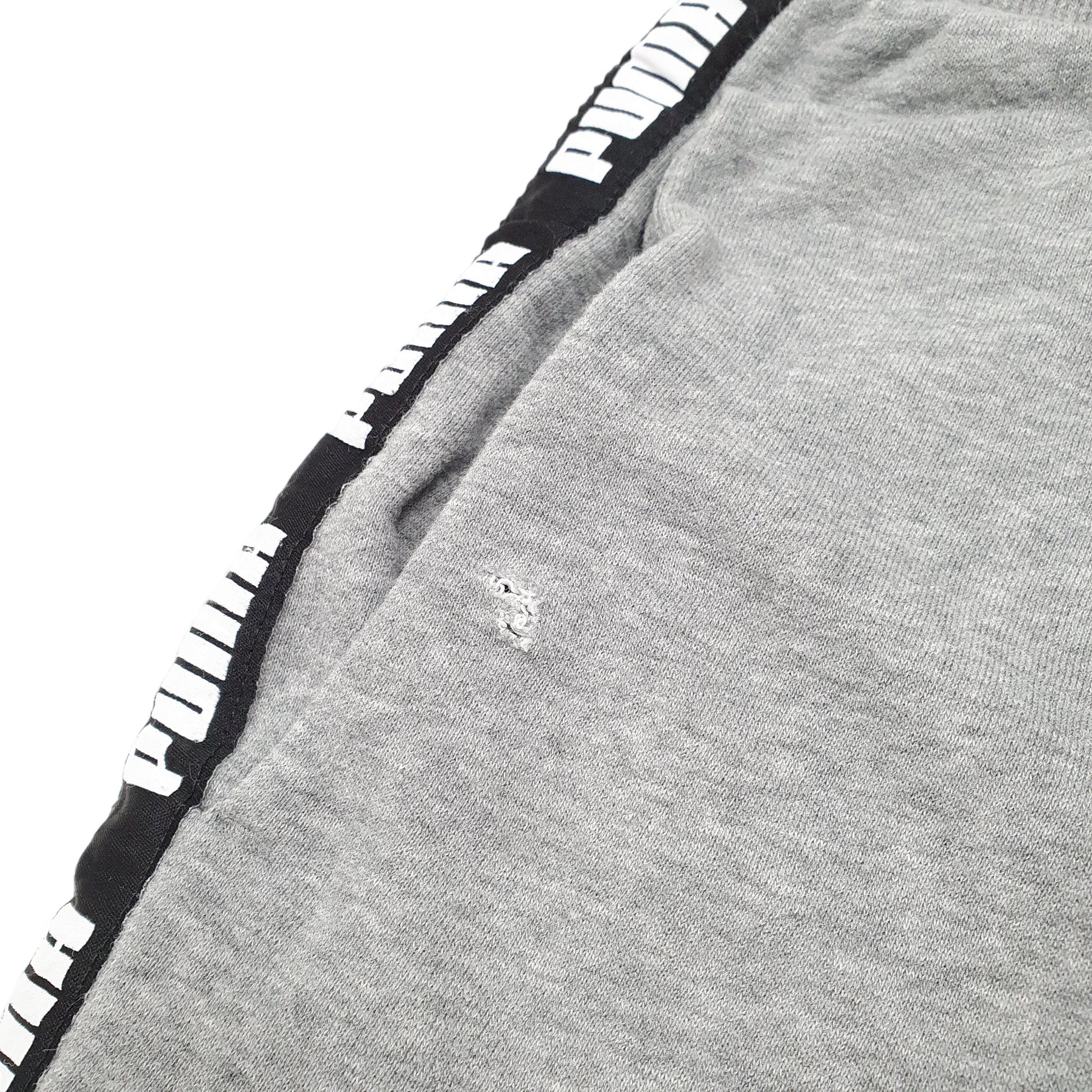 Mens Grey Puma Gym Workout Active Jogger Trousers