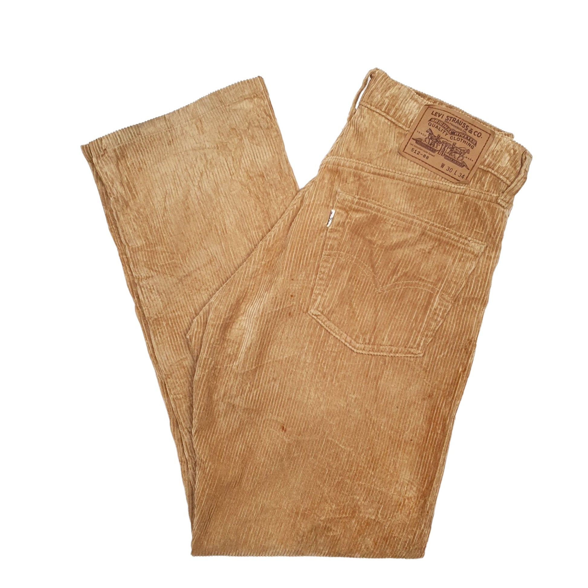 Mens Brown Levis  Corduroy Trousers