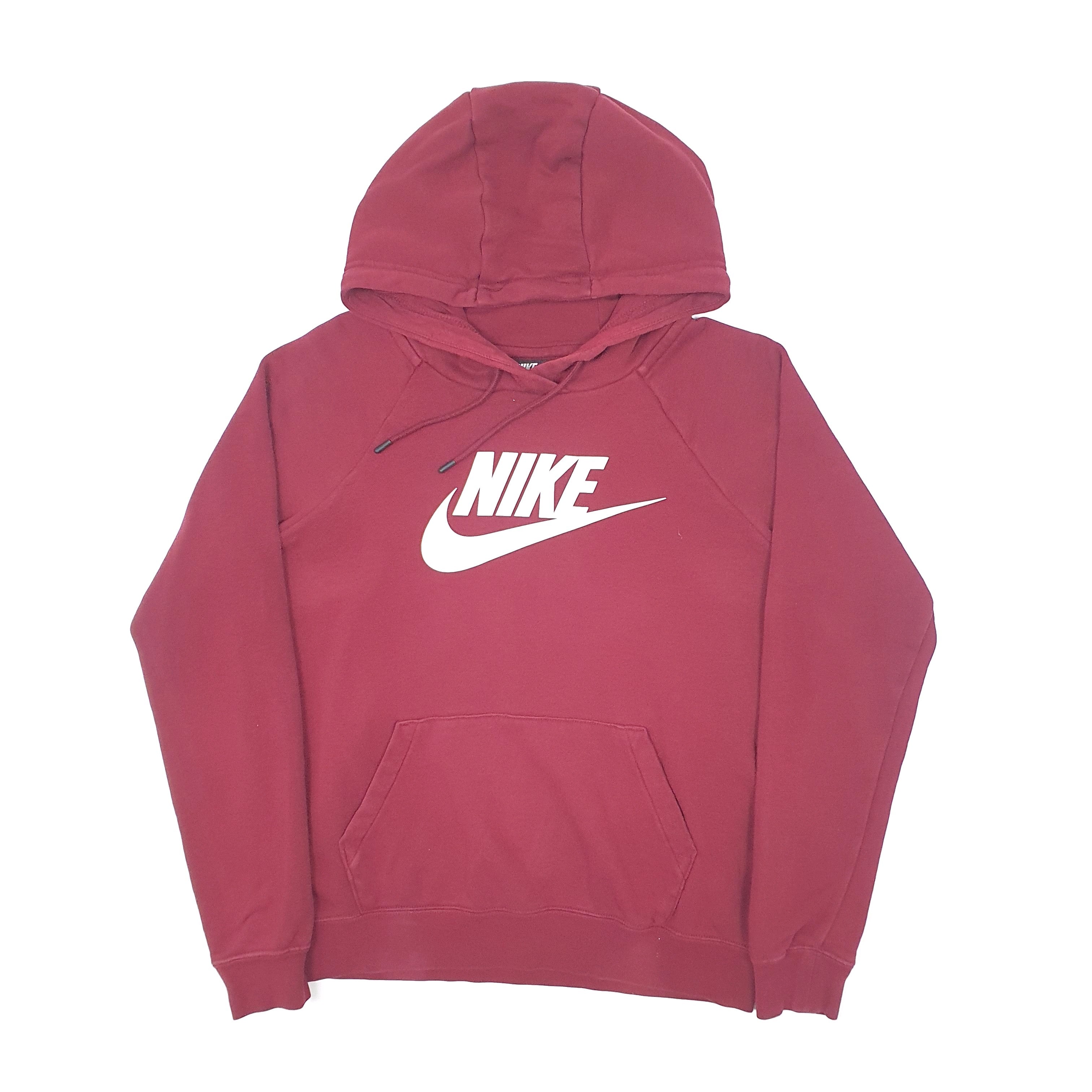 Womens Nike Burgundy Hoodie Jumper S Bundl Clothing