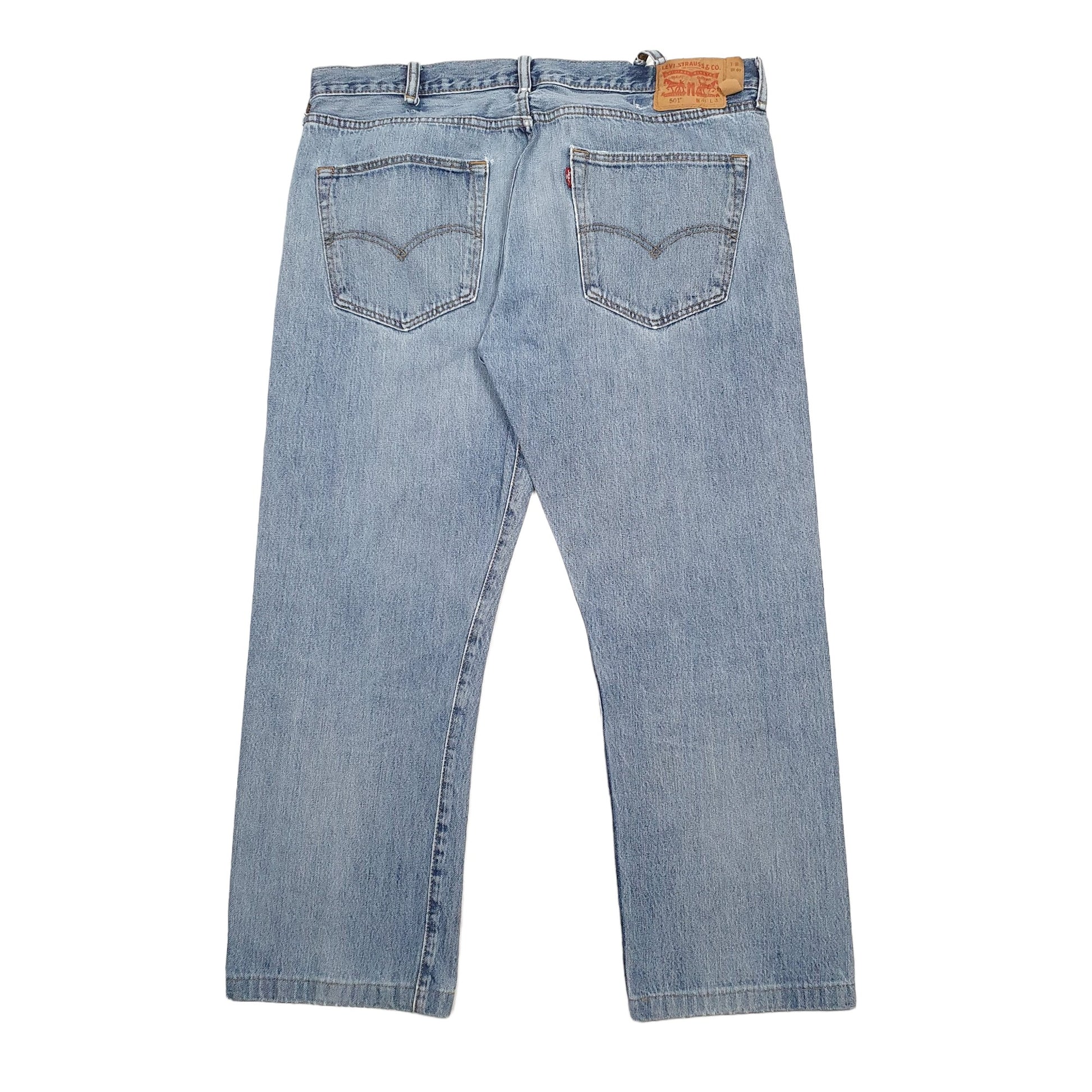 Levis 501 Regular Fit Jeans W40 L30 Brown