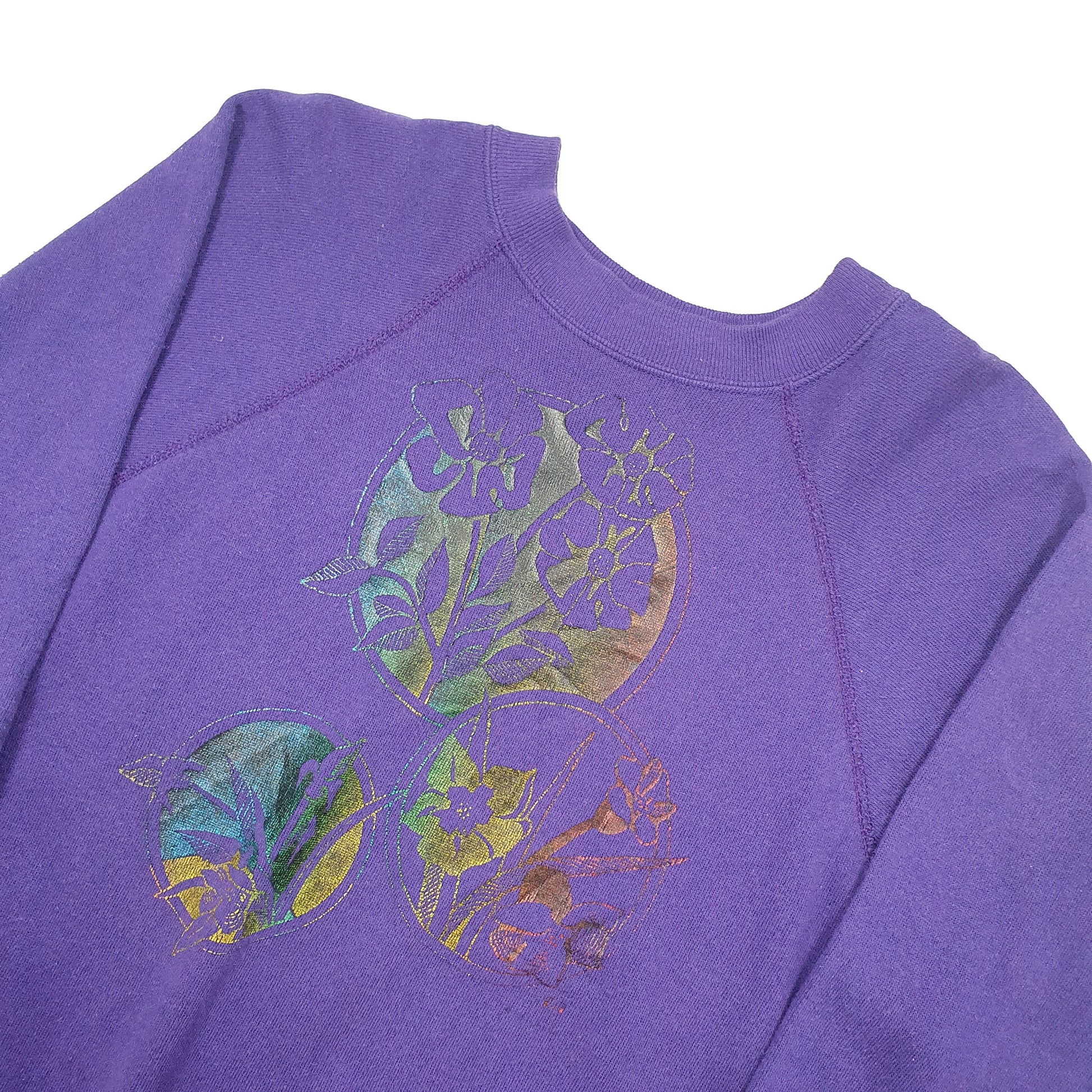 Tultex Crewneck M Purple