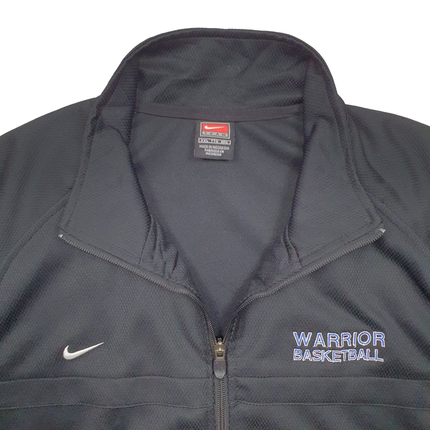 Mens Black Nike Warrior Basketball Full Zip Jumper