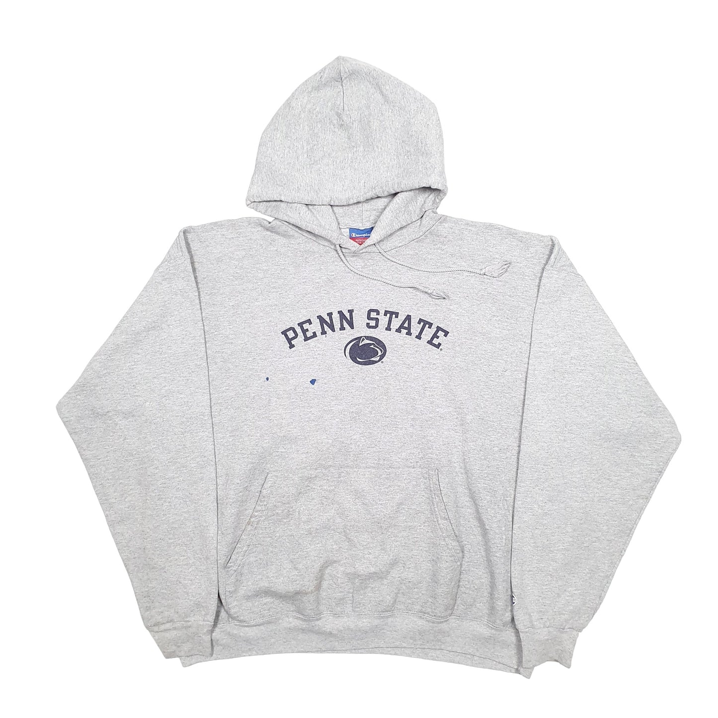 Mens Grey Champion Penn State USA College Hoodie Jumper