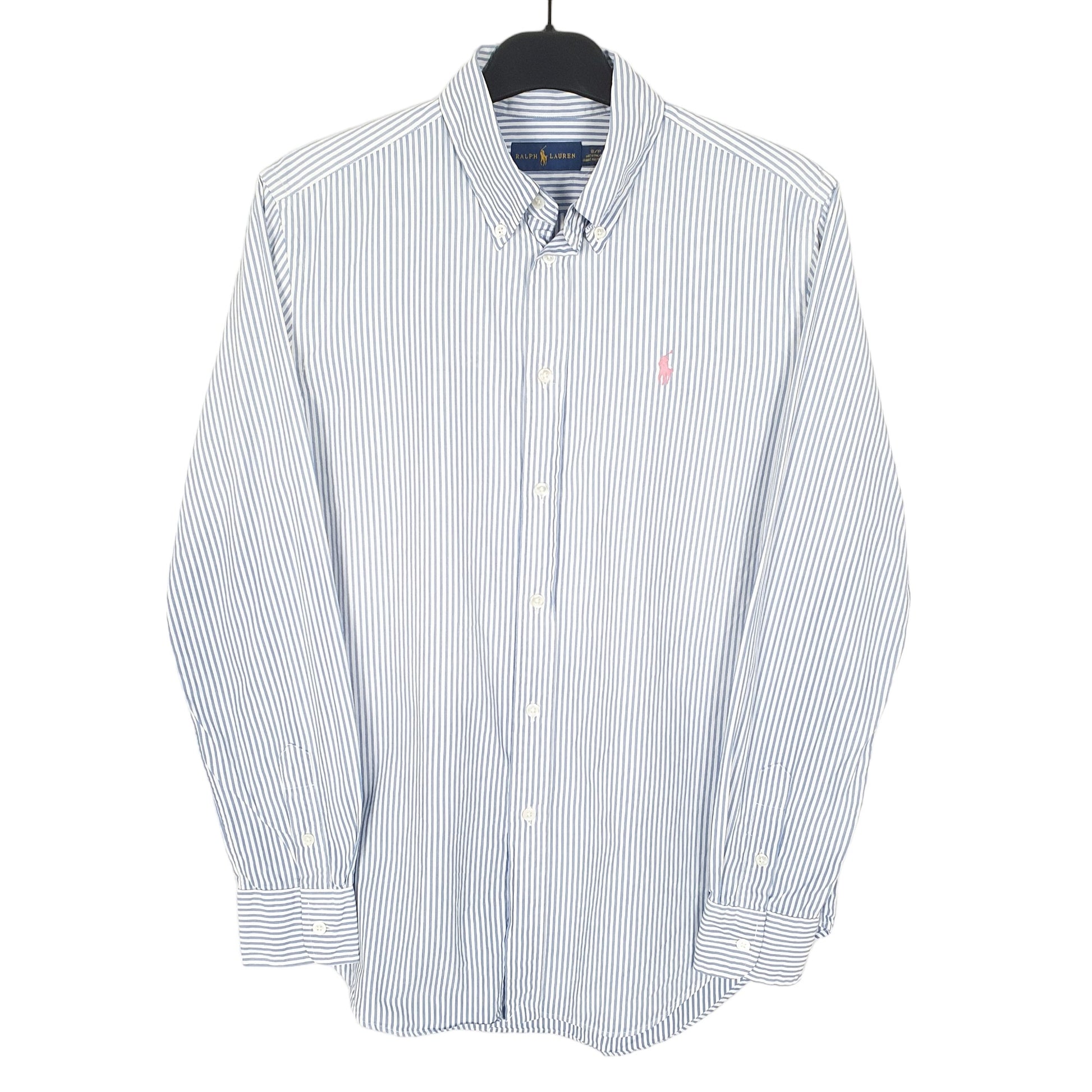 Ralph Lauren Long Sleeve Regular Fit Striped Shirt Blue