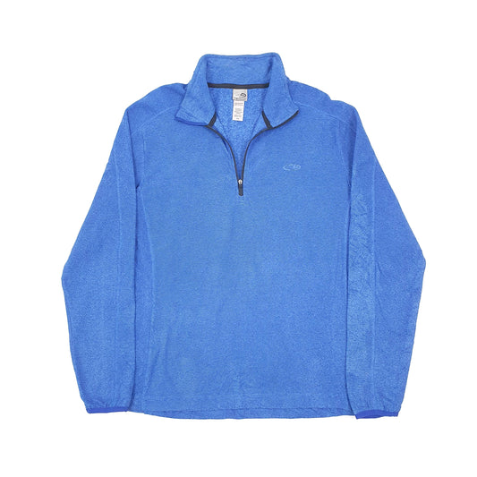 Champion Quarter Zip Fleece M Blue