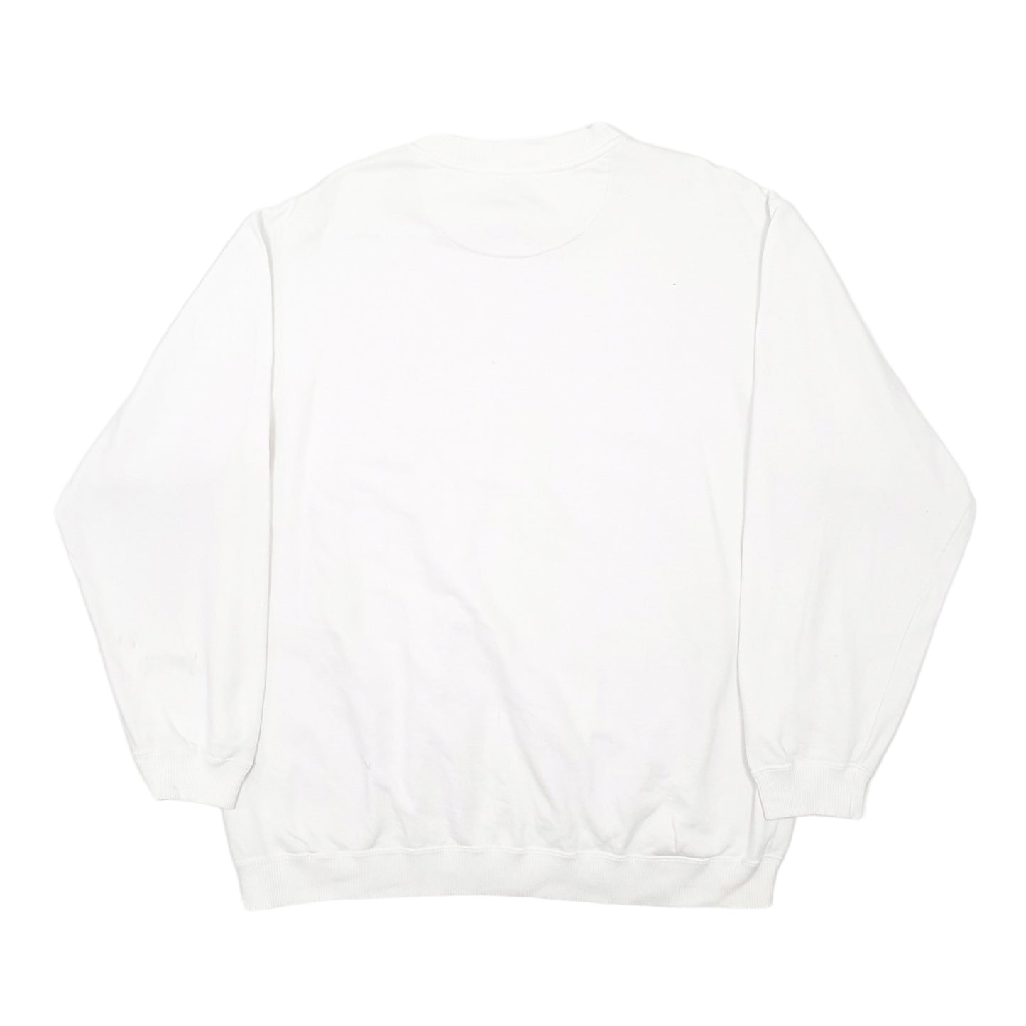 Mens White Eddie Bauer Ebtek Vintage Crewneck Jumper