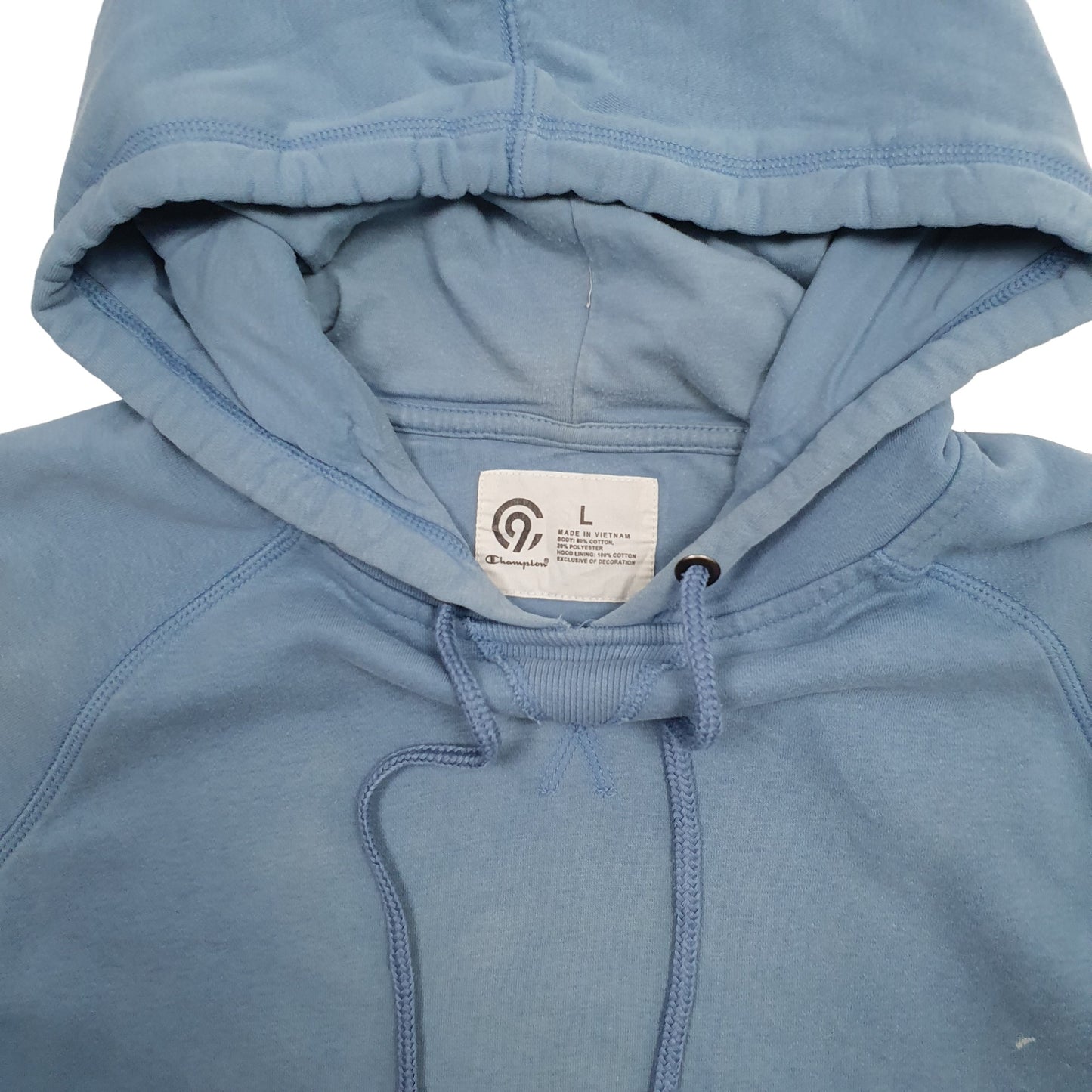 Mens Blue Champion  Hoodie Jumper