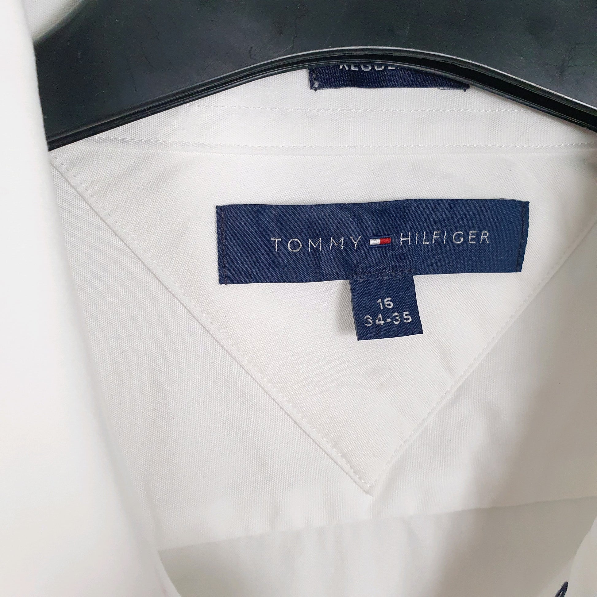 Tommy Hilfiger Long Sleeve Regular Fit Shirt White