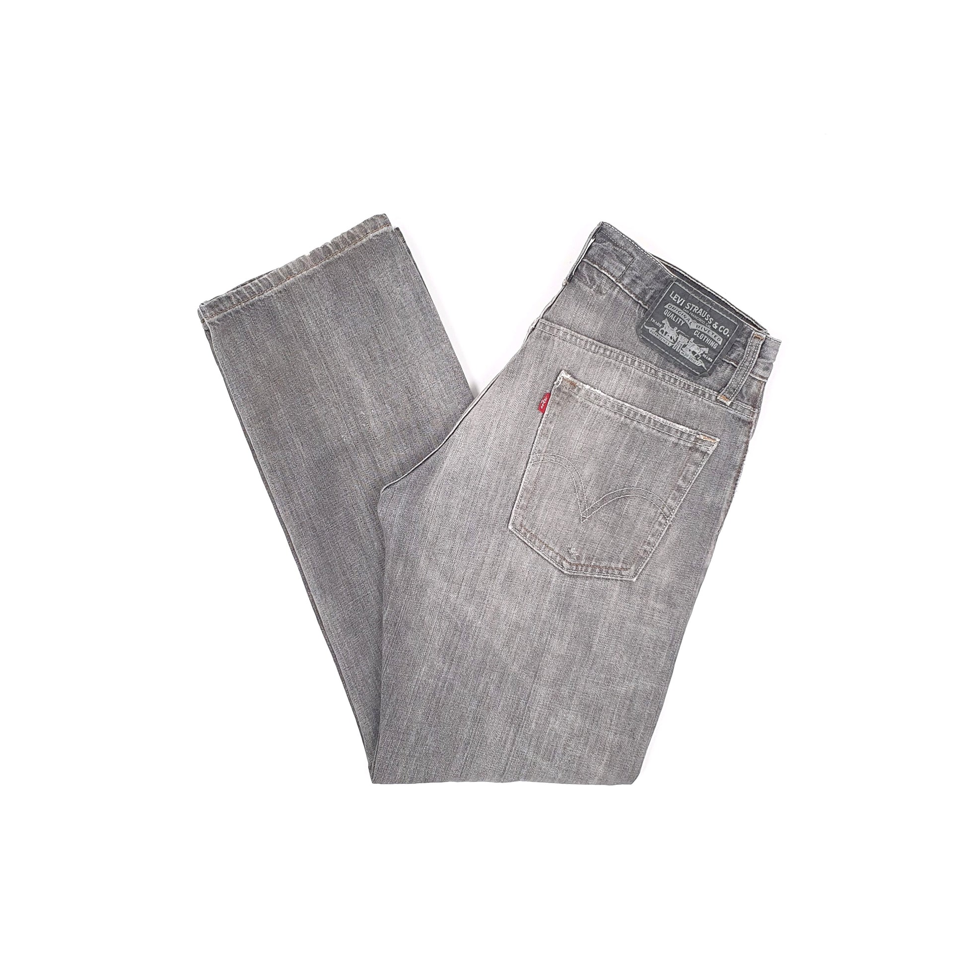 Levis 514 Straight Fit Jeans W32 L30 Grey