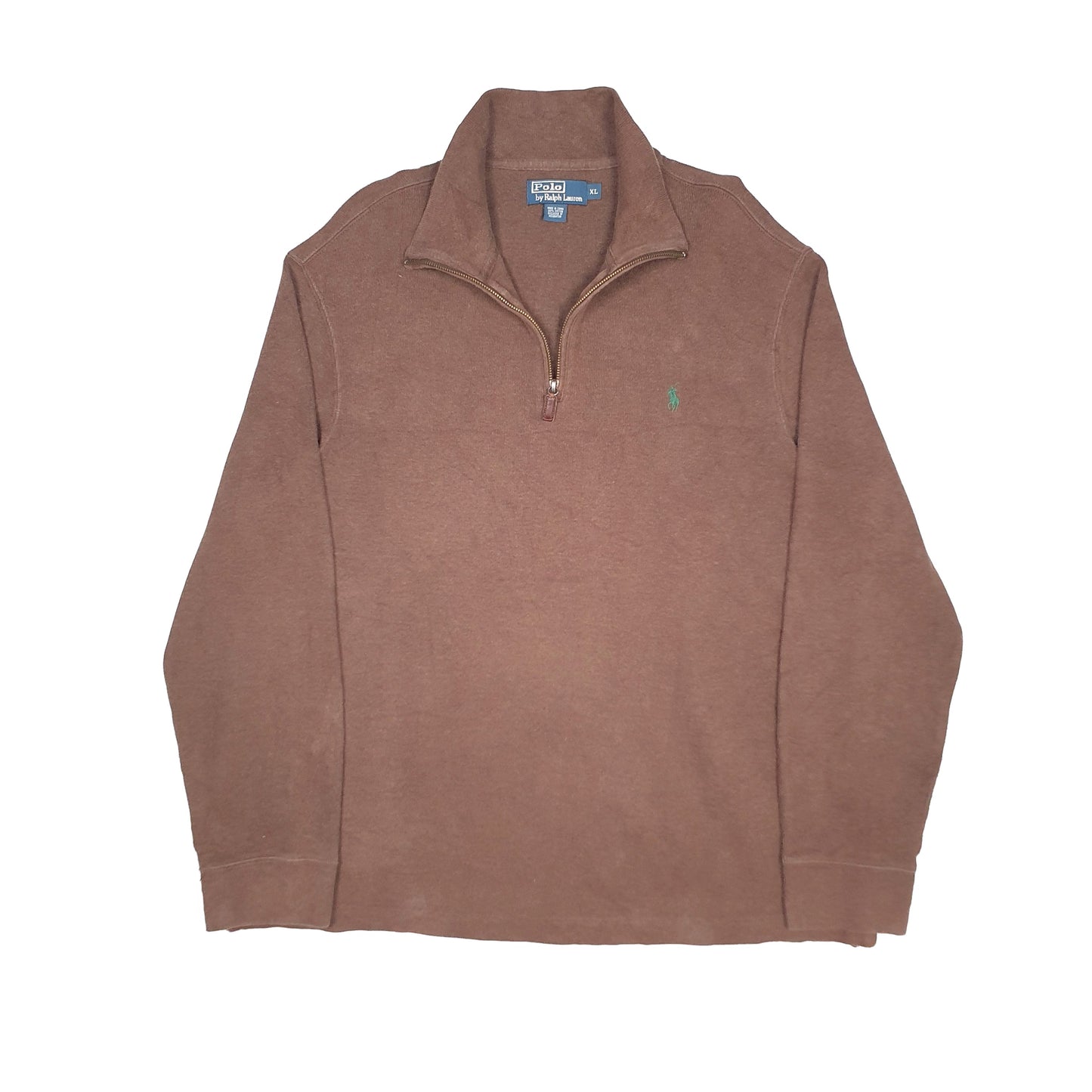 Brown Polo Ralph Lauren Quarter Zip Jumper