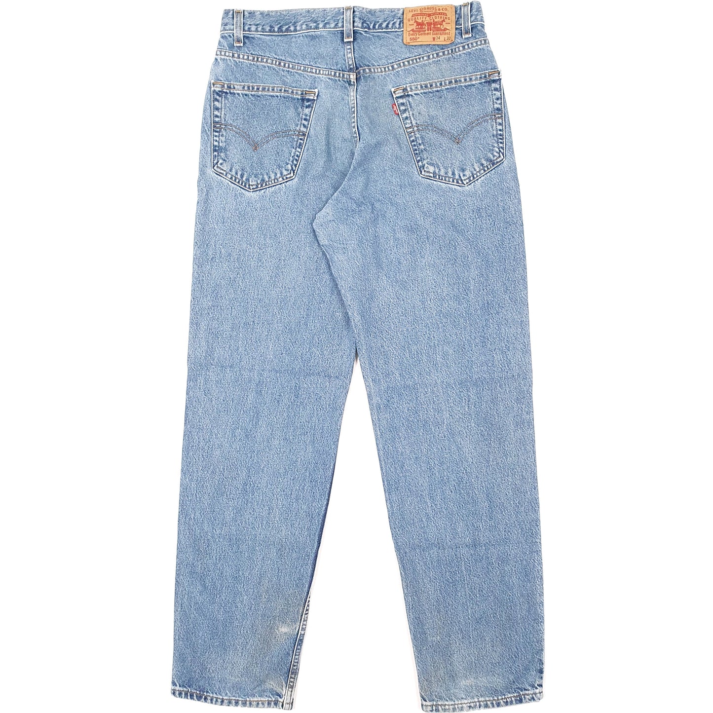 Mens Blue Levis Vintage 2000s 550 JeansW34 L32