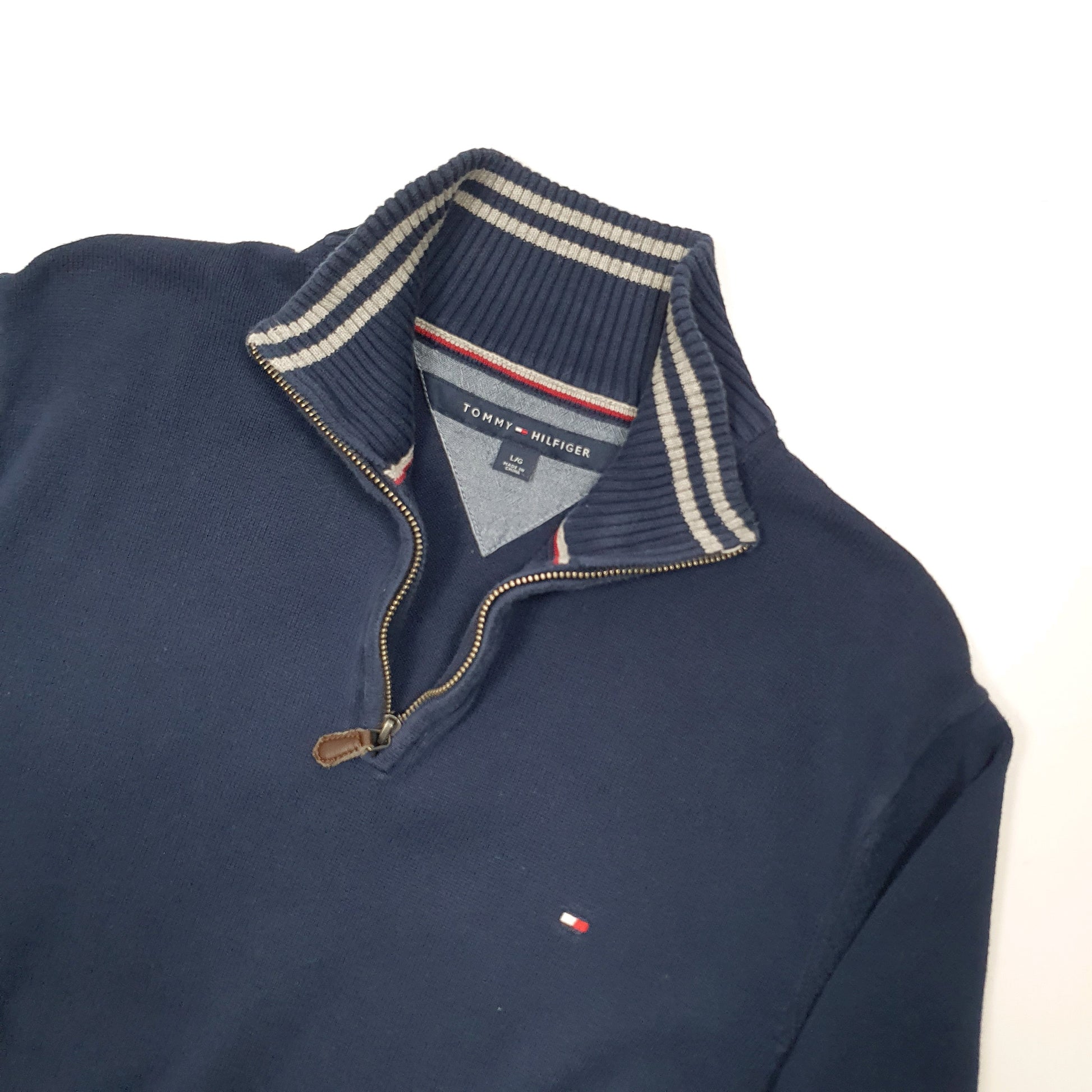 Tommy Hilfiger Quarter Zip M Navy