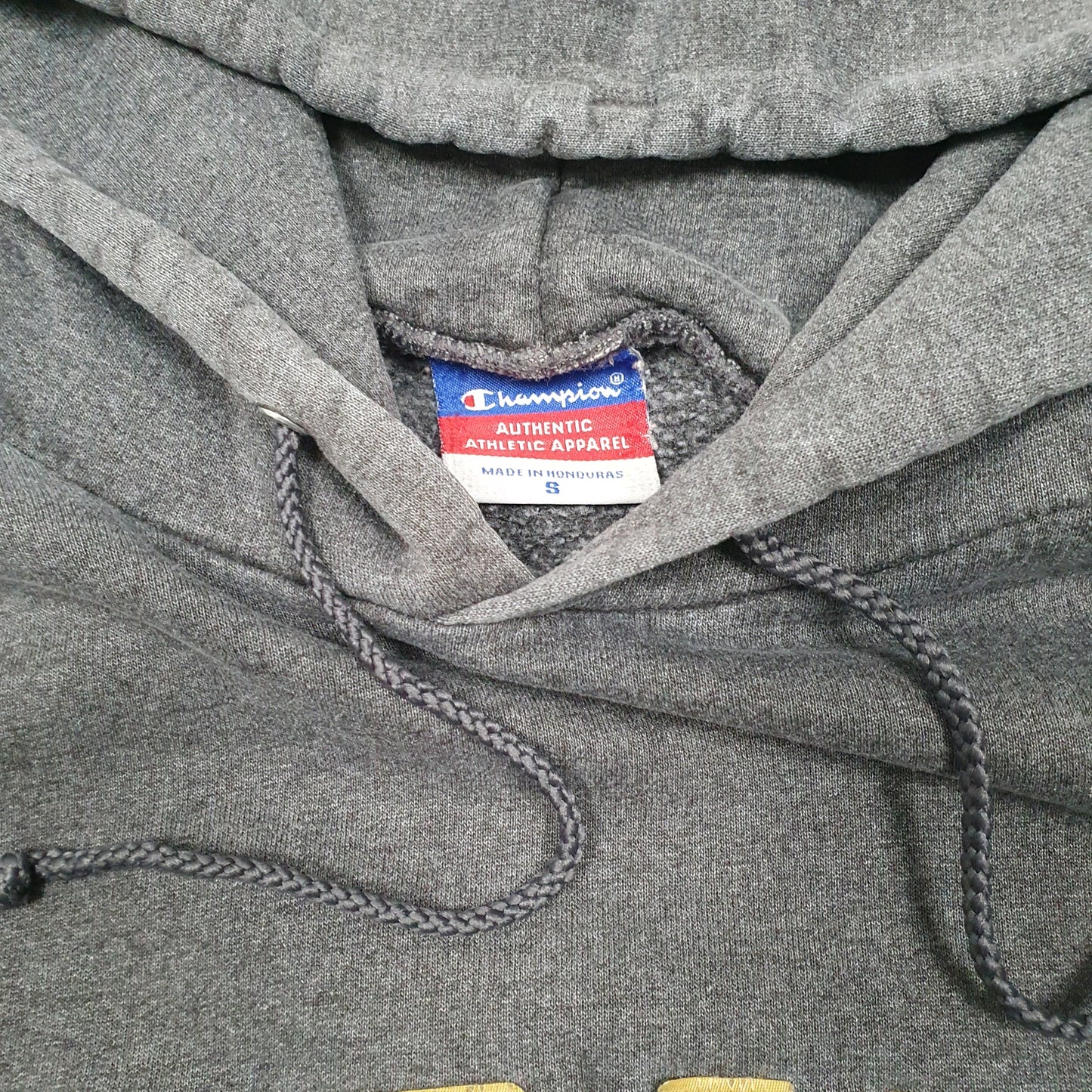 Mens Grey Champion Depauw University USA Hoodie Jumper