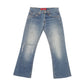 Levis Casual Bootcut Fit Low Slouch Jeans UK10 Blue