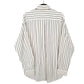 Tommy Hilfiger 2 Ply Long Sleeve Regular Fit Striped Shirt Cream