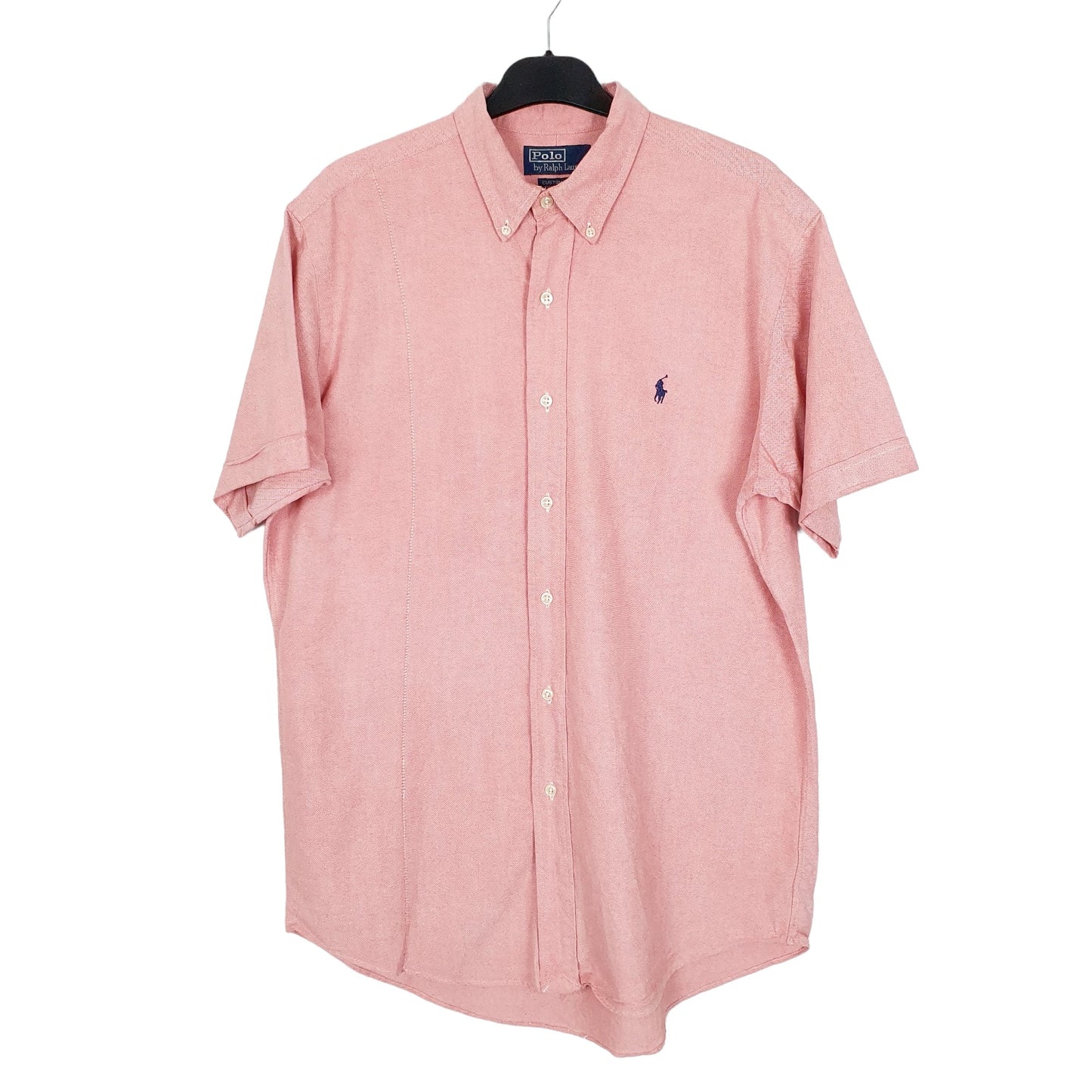 Ralph Lauren Short Sleeve Custom Fit Shirt Pink