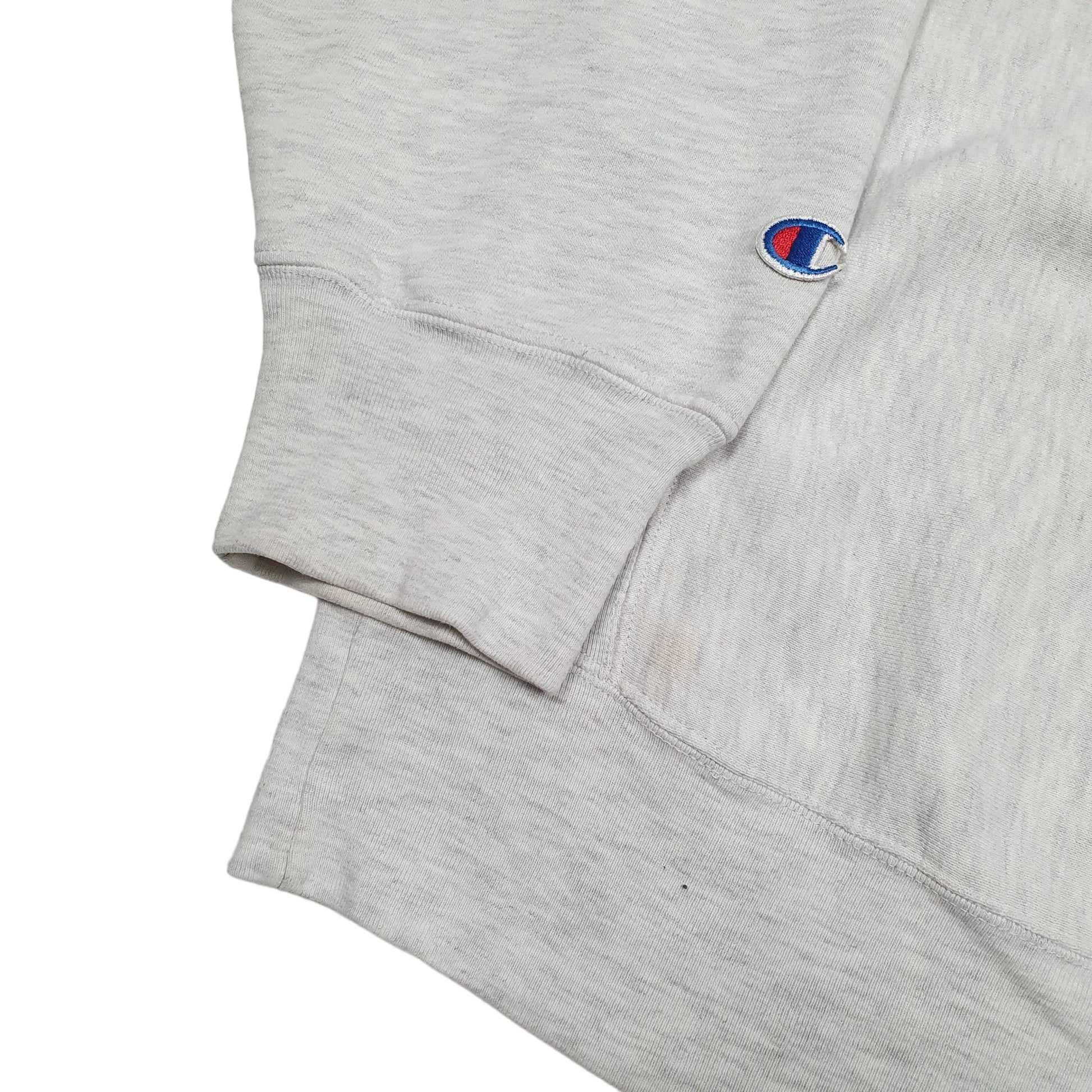 Mens Grey Champion Reverse Weave USA College North Carolina Crewneck Jumper