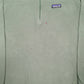 Mens Green Patagonia Micro D Quarter Zip Jumper