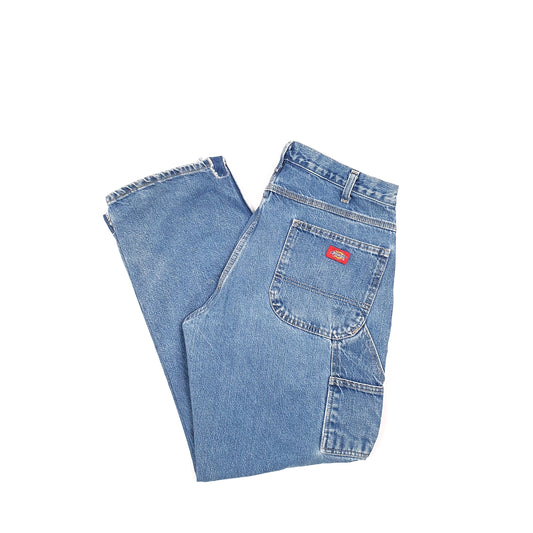 Dickies Casual Loose Fit Carpenter Jeans W36 L31 Blue