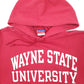 Mens Red Champion USA College Wayne State Hoodie Jumper