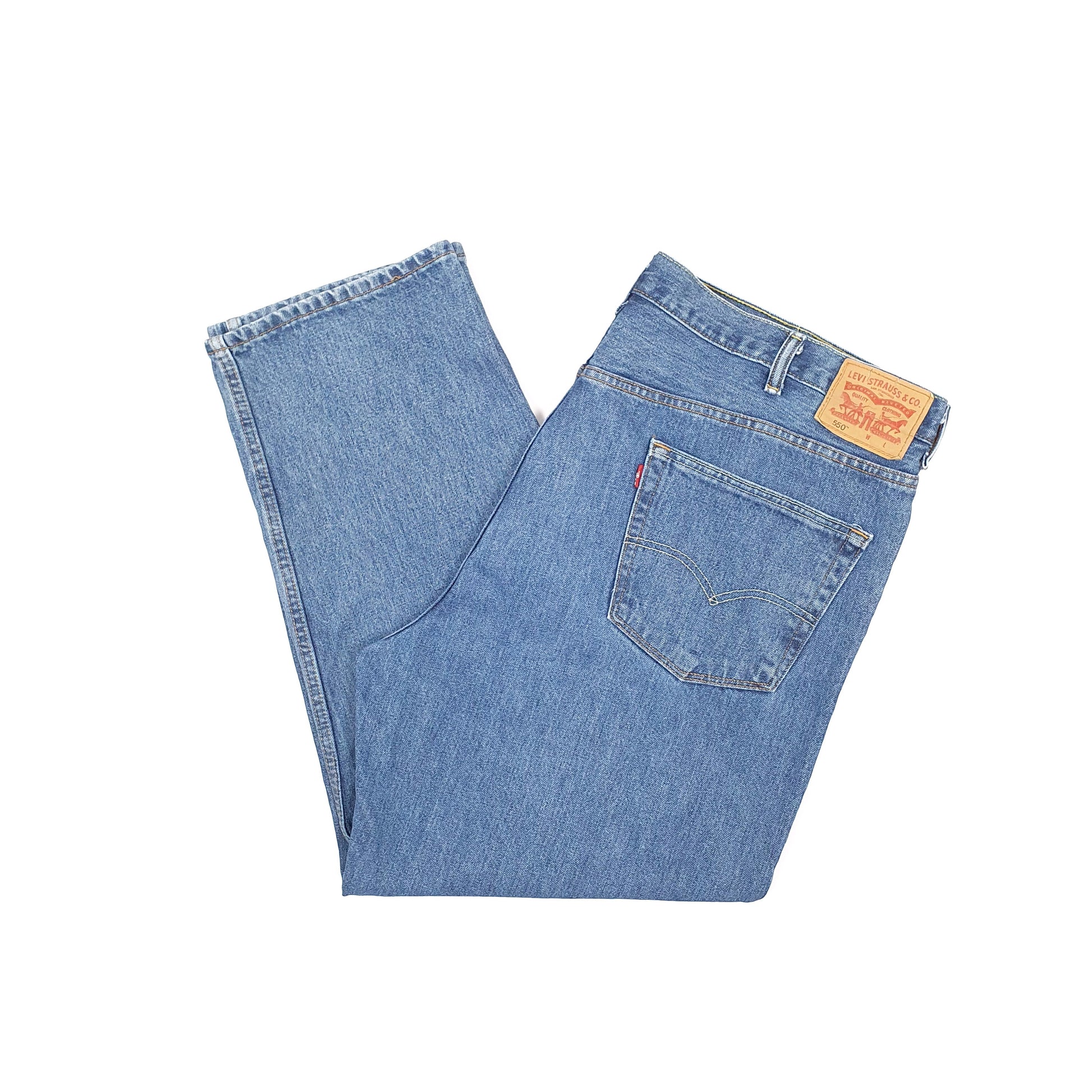 Levis 550 Relaxed Fit Jeans W46 L29 Blue