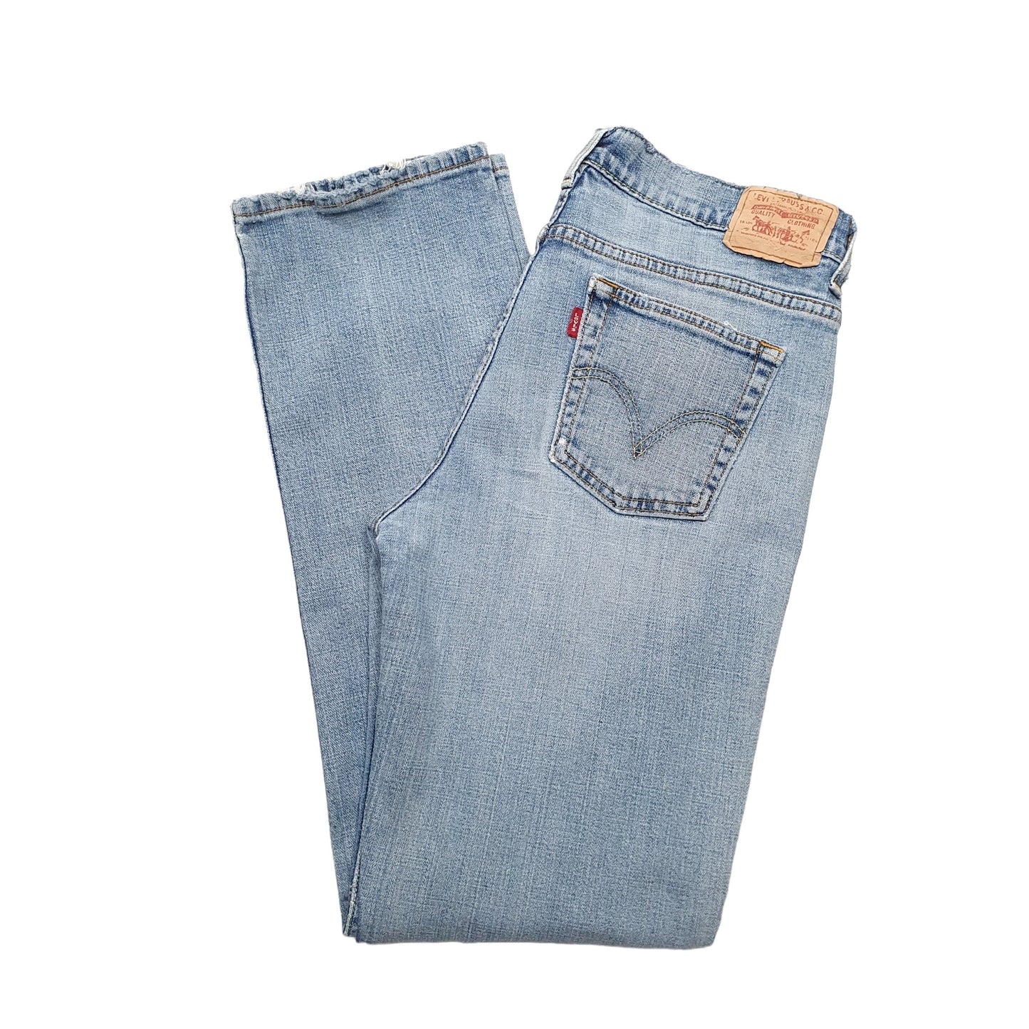 Levis 505 Regular Fit Jeans UK14 Blue