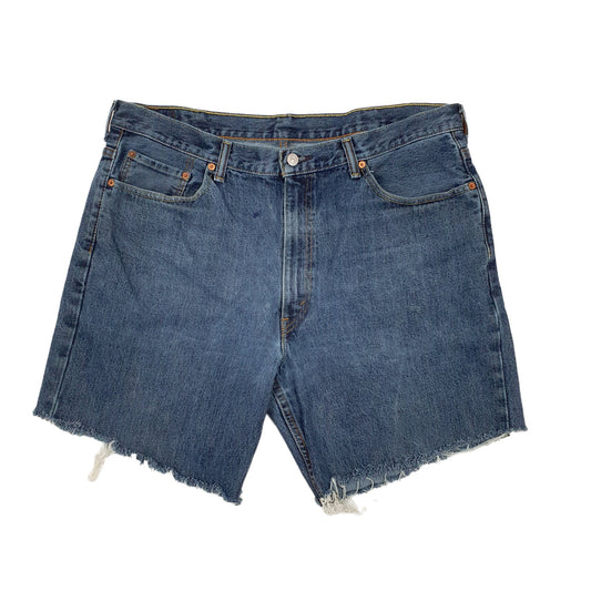 Levis 550 Relaxed Fit Blue Denim Jeans Shorts W40 Blue