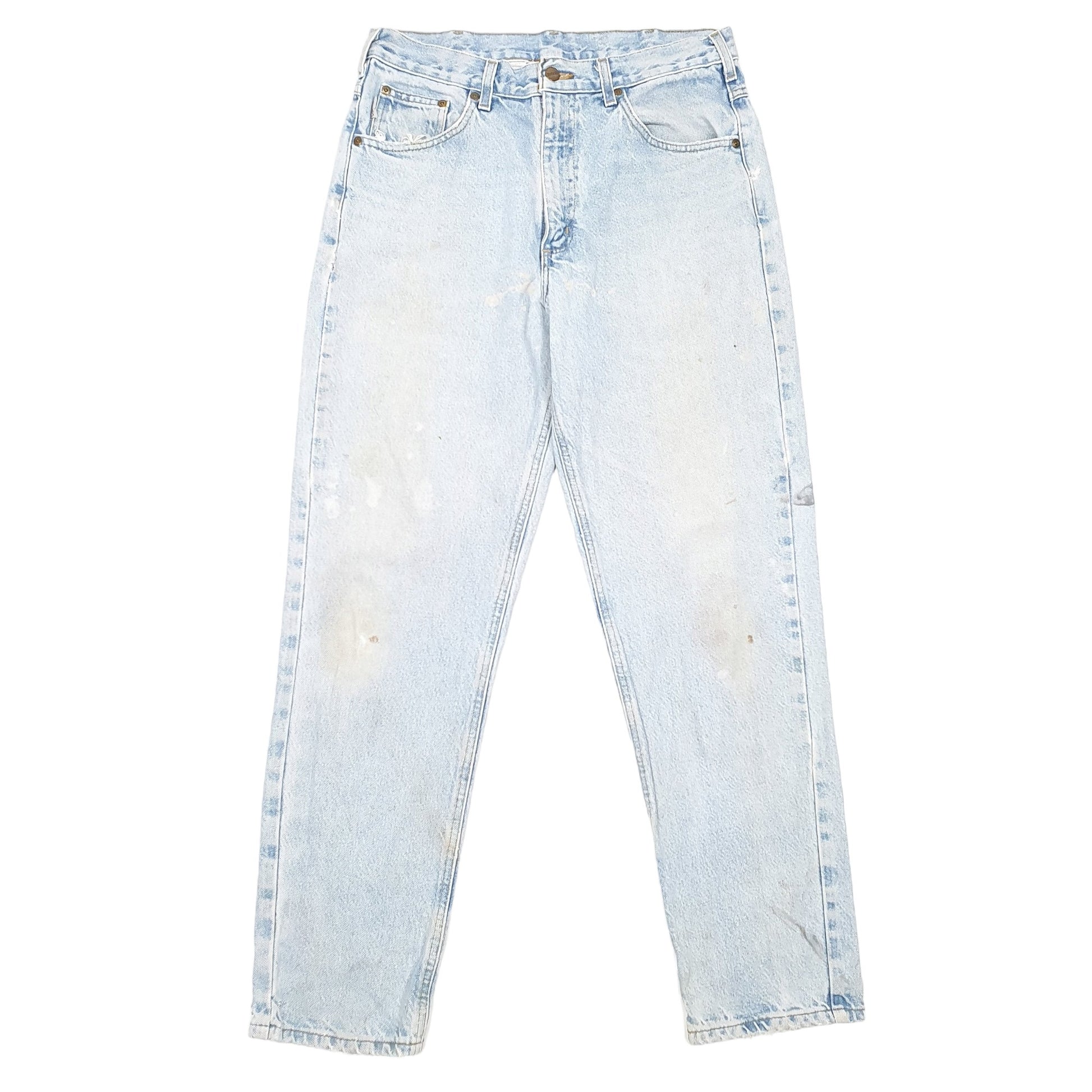 Mens Blue Carhartt Tapered Carpenter JeansW33 L32