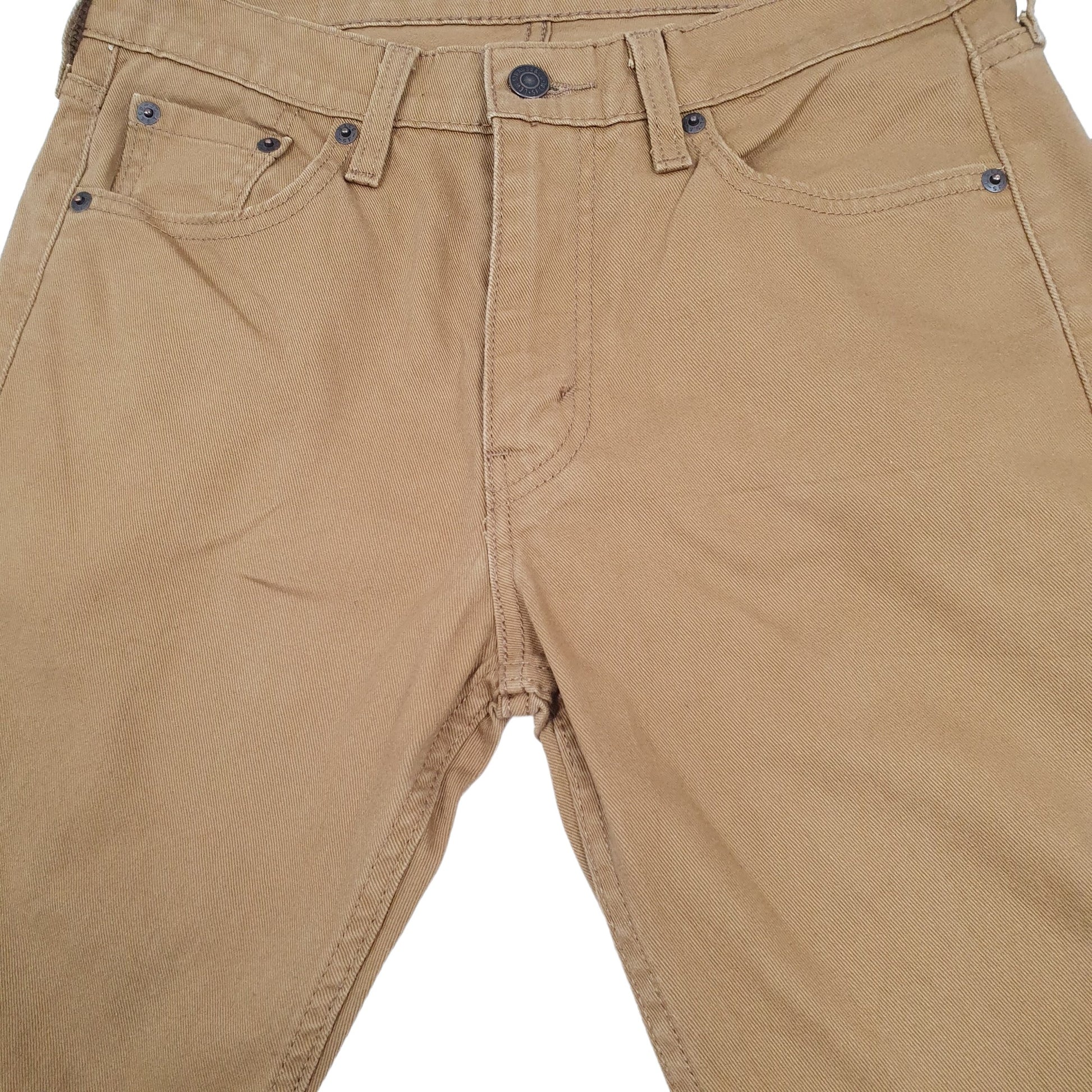Levis 513 Slim Fit Jeans W29 L31 Beige
