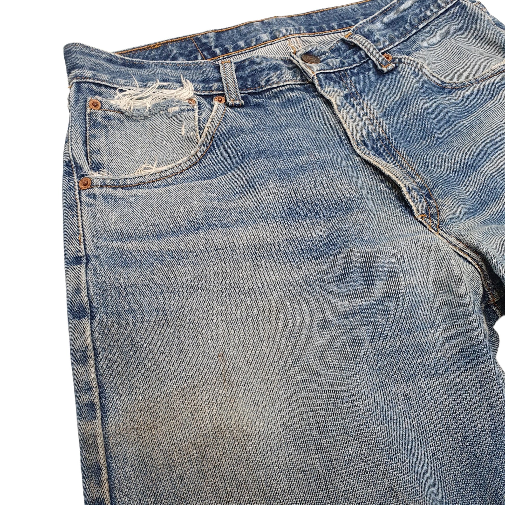 Levis 521 Straight Fit Jeans W33 L33 Blue