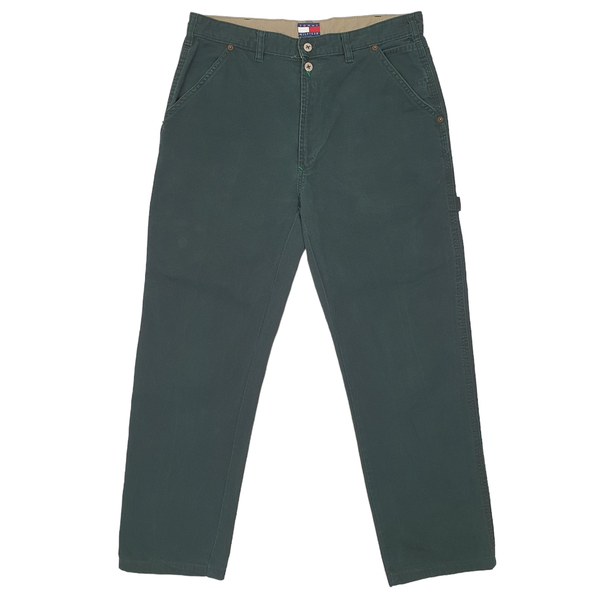 Mens Green Tommy Hilfiger  Carpenter Pant JeansW33 L29