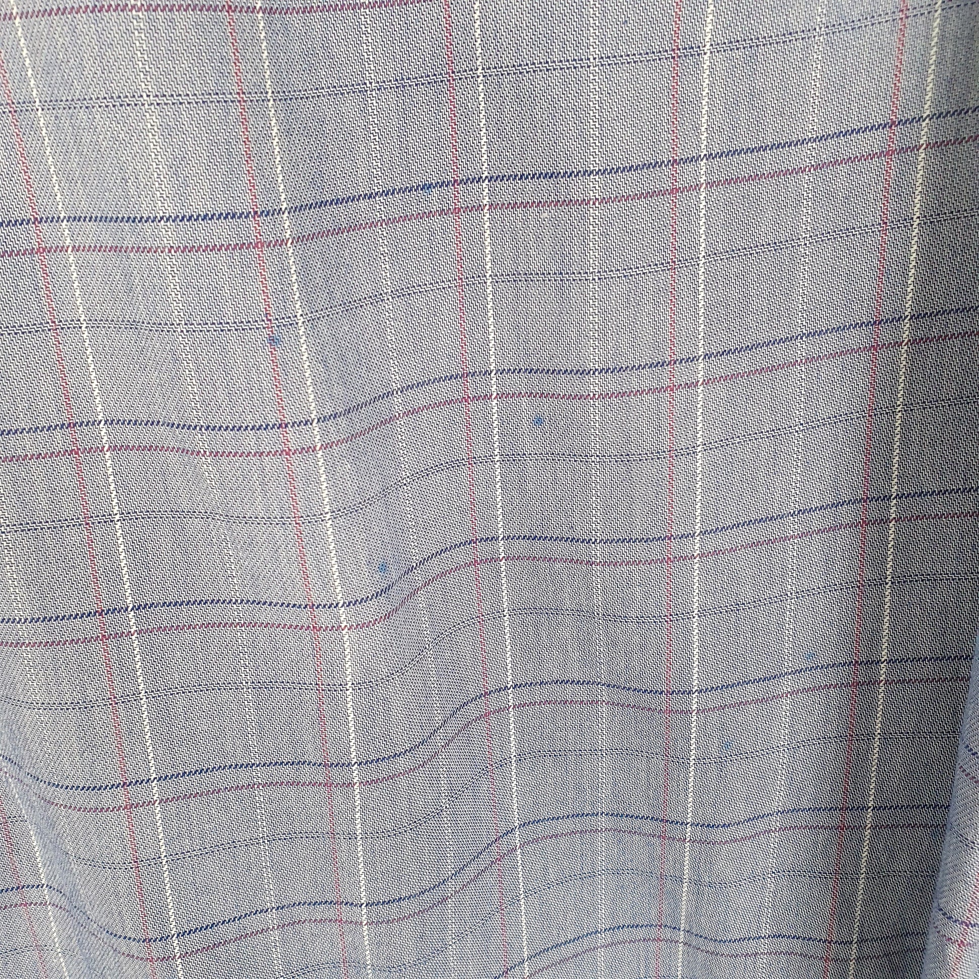 Tommy Hilfiger Long Sleeve Regular Fit Check Shirt Blue